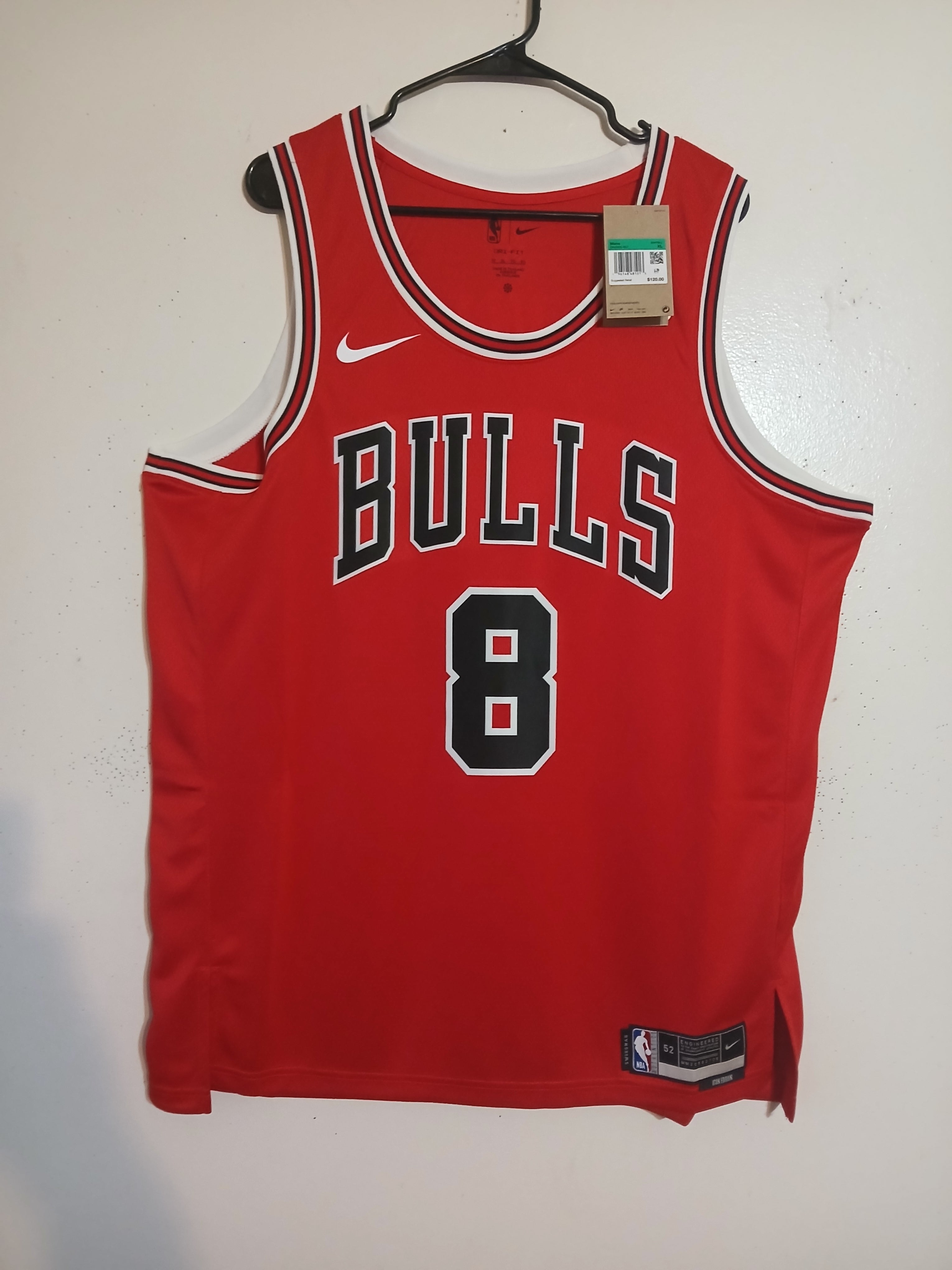Nike Chicago Bulls Zach Lavine Swingman Jersey Size XL