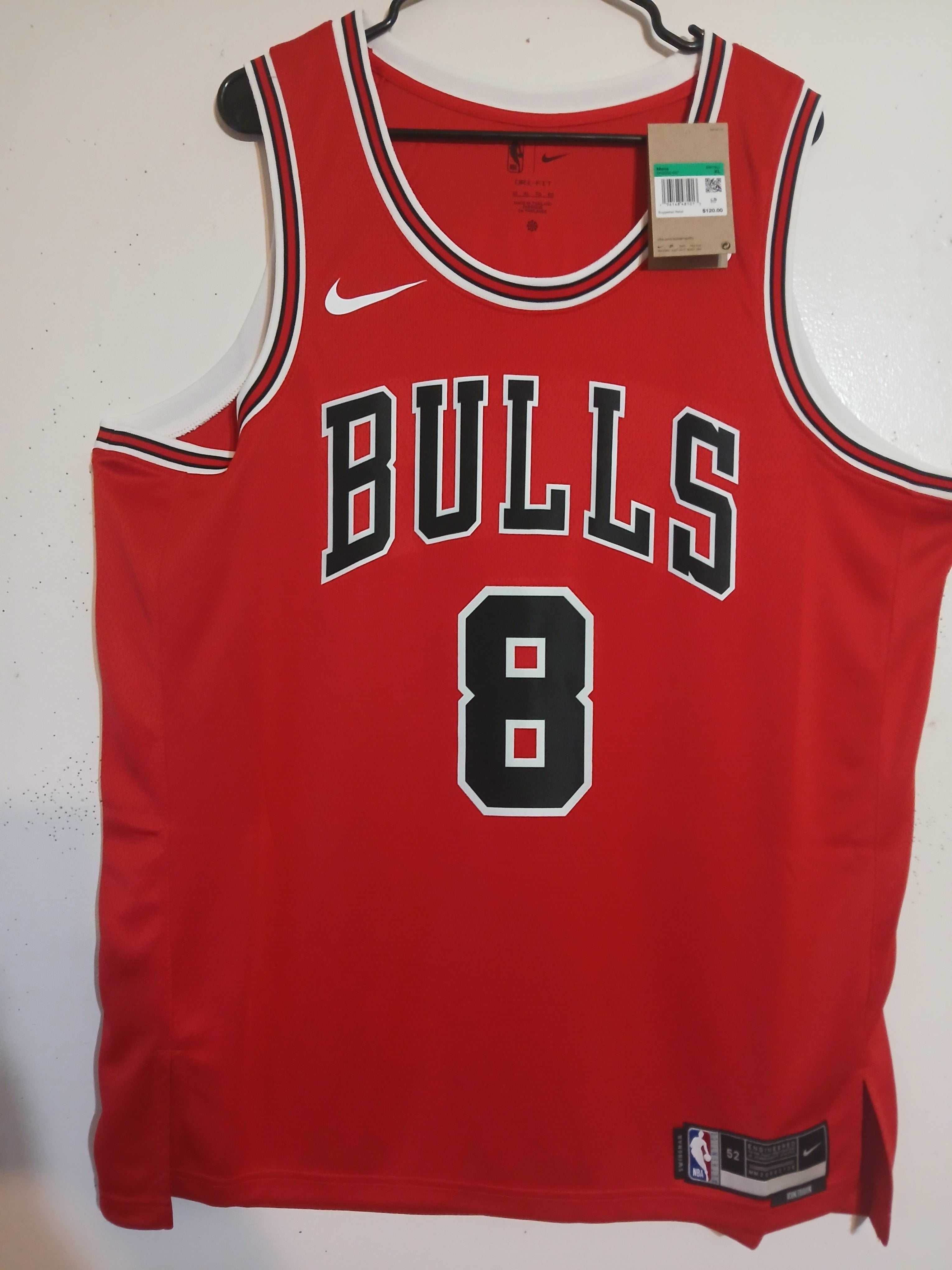 Nike Chicago Bulls Zach Lavine Swingman Jersey Size XL