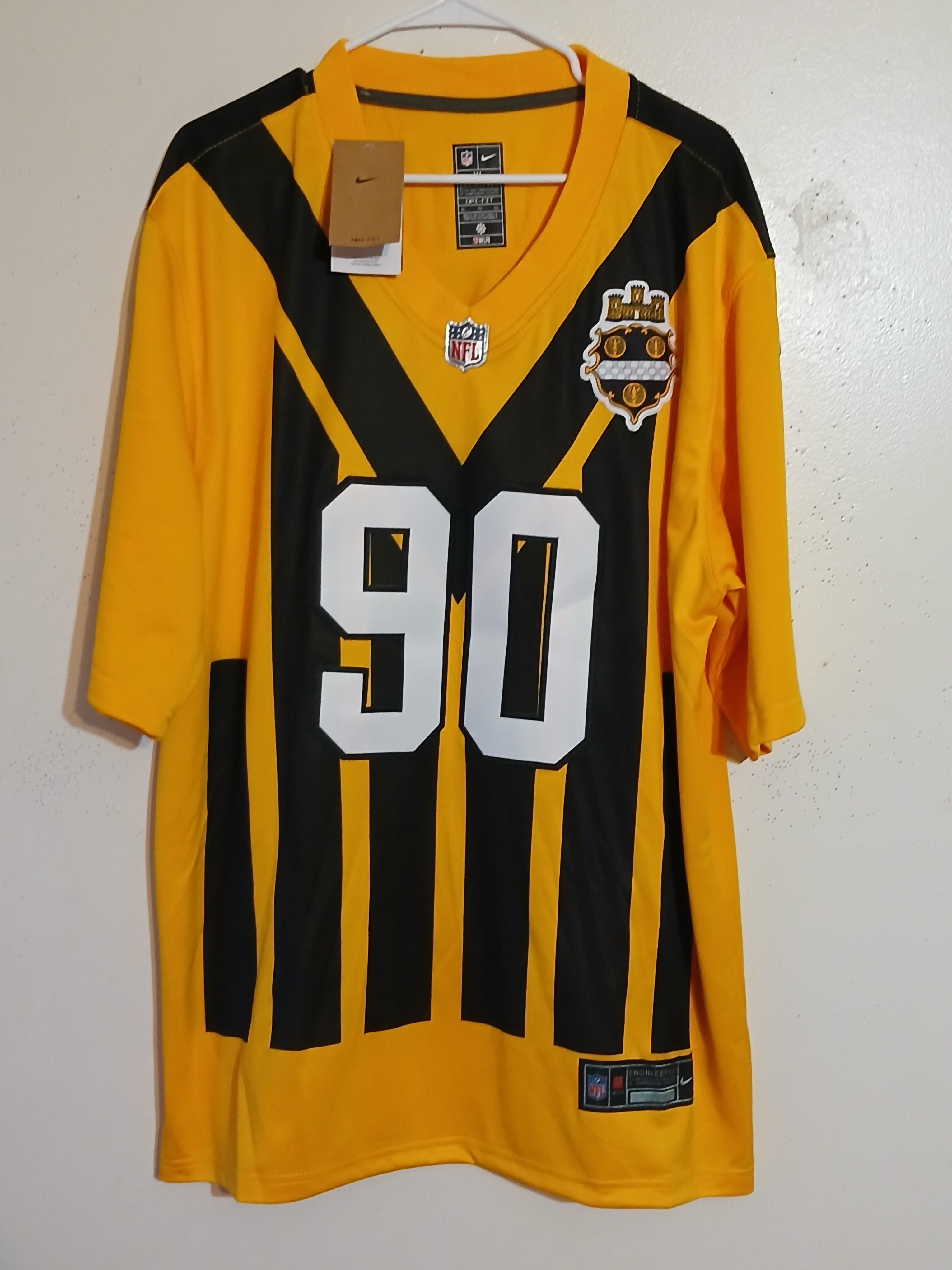 Nike Pittsburgh Steelers T.J Watt 1933 Jersey Size XL