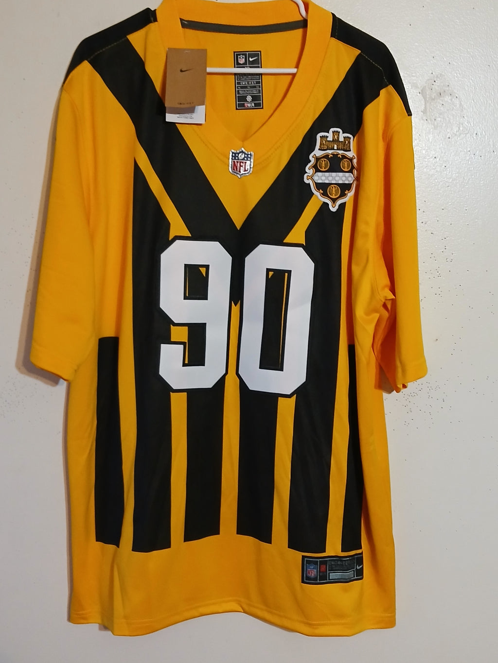 Nike Pittsburgh Steelers T.J Watt 1933 Jersey Size XL