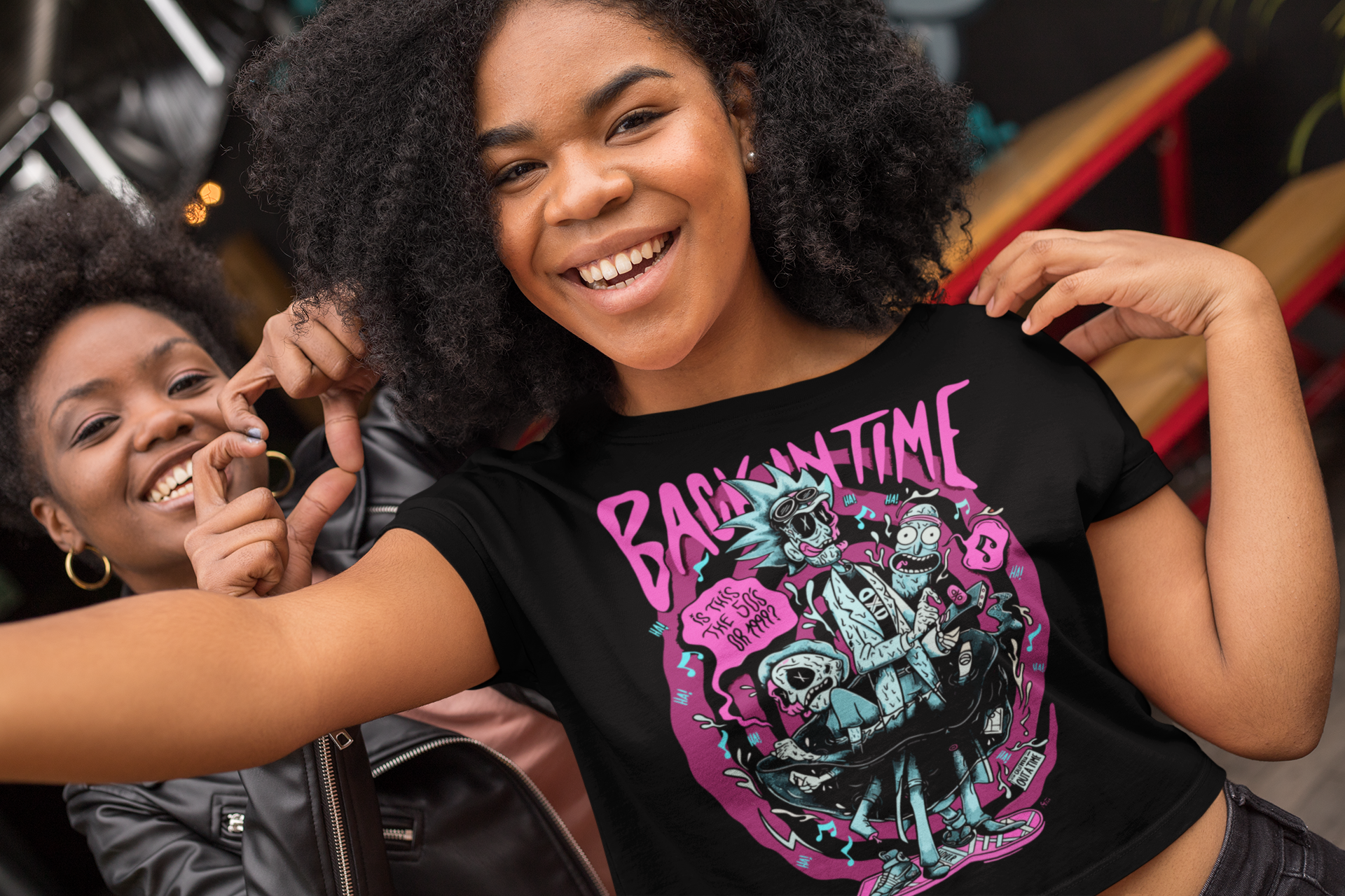 Rick & Morty Back In Time Shirt Mad By Lowe's Custom Designs