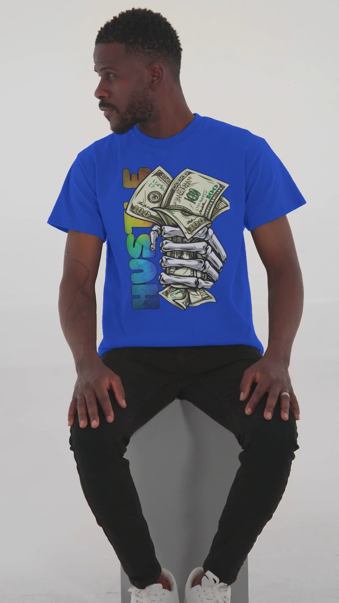 Men's T-Shirt Hustle Made By Lowe's Custom Design