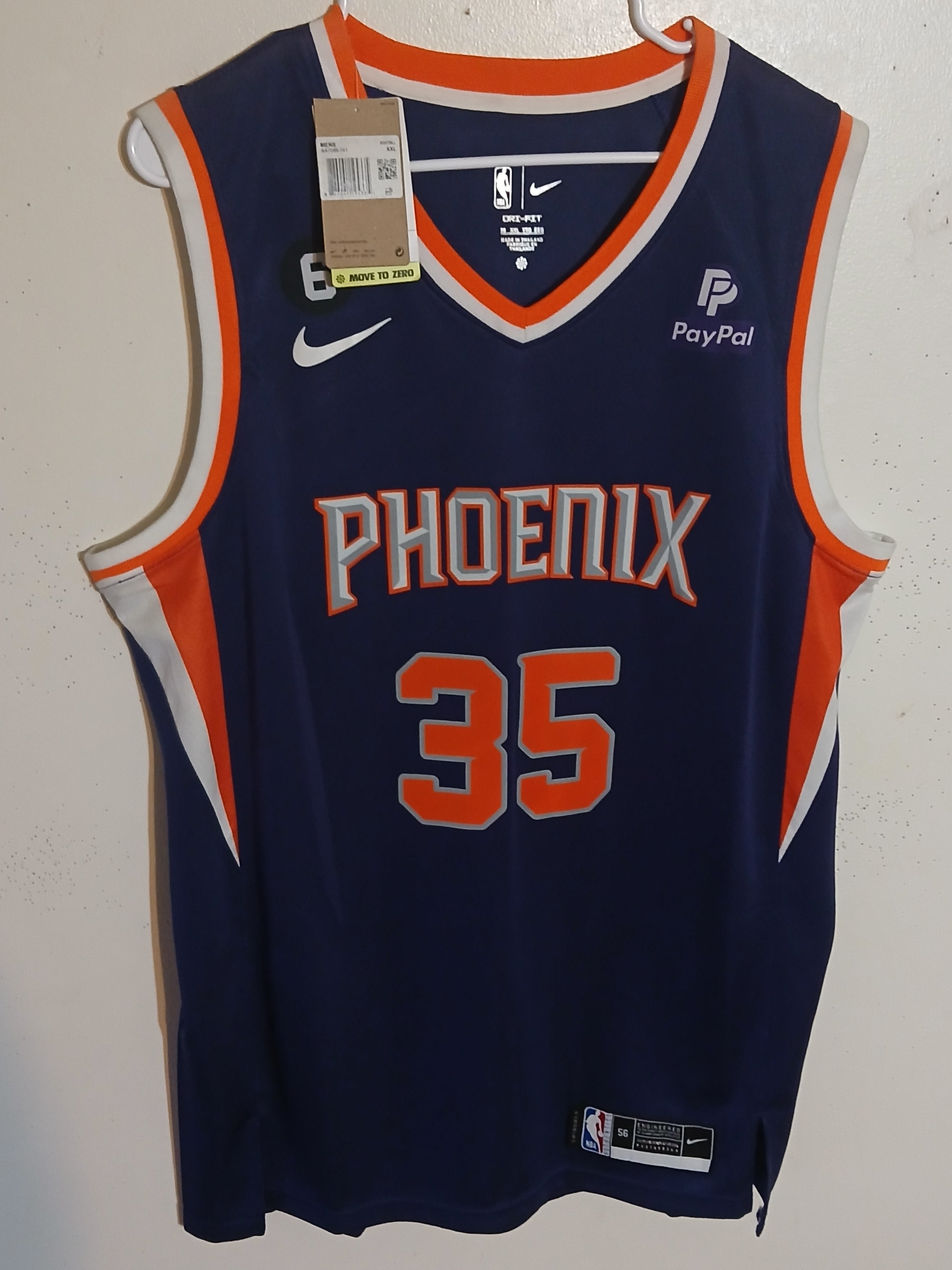 Nike Kevin Durant Phoenix Suns Swing Man jersey size XXL