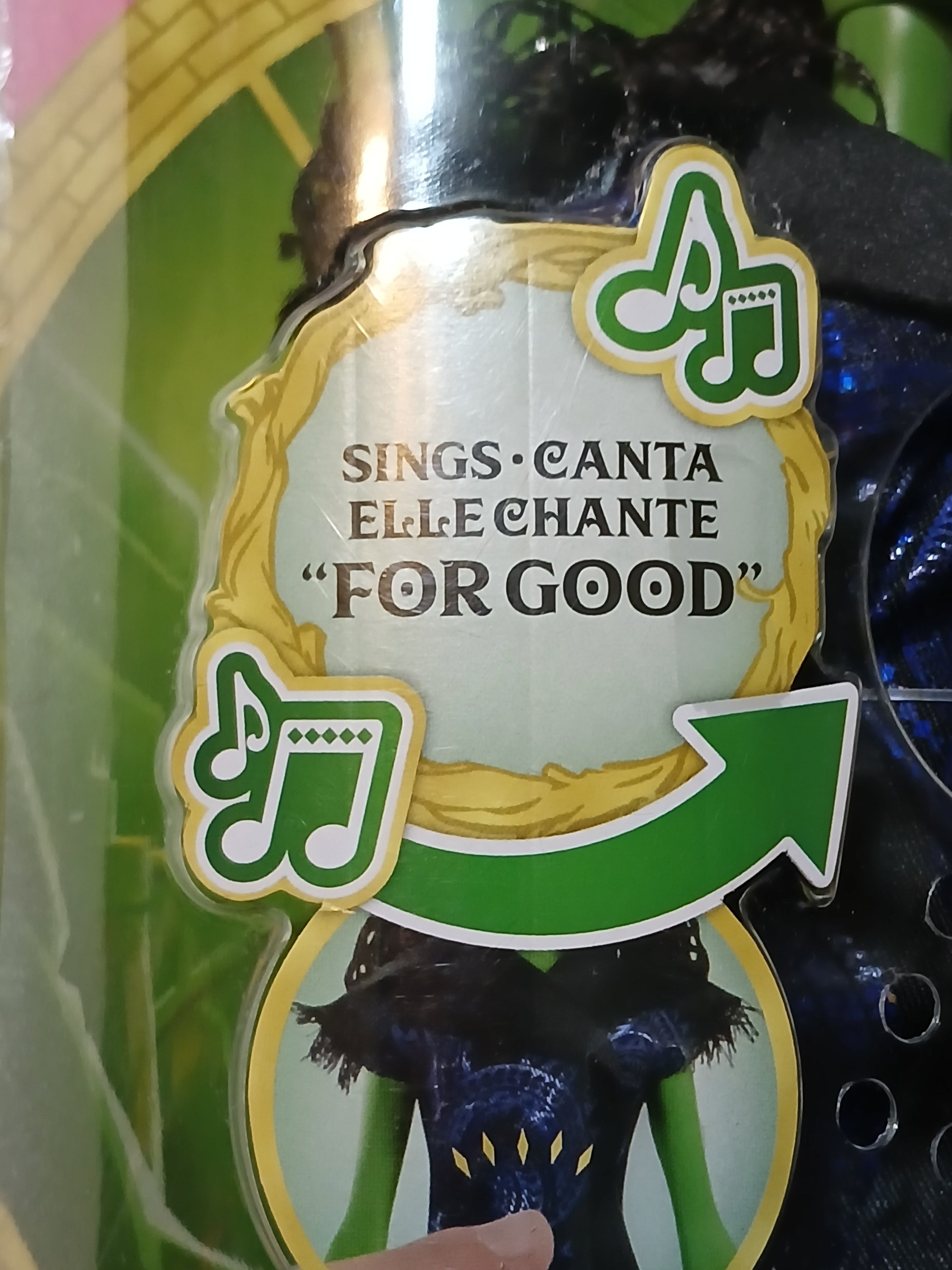 Universal Pictures' Wicked: For Good Singing Elphaba Fashion Doll, Inspired by the Movie, Sings "For Good" in English