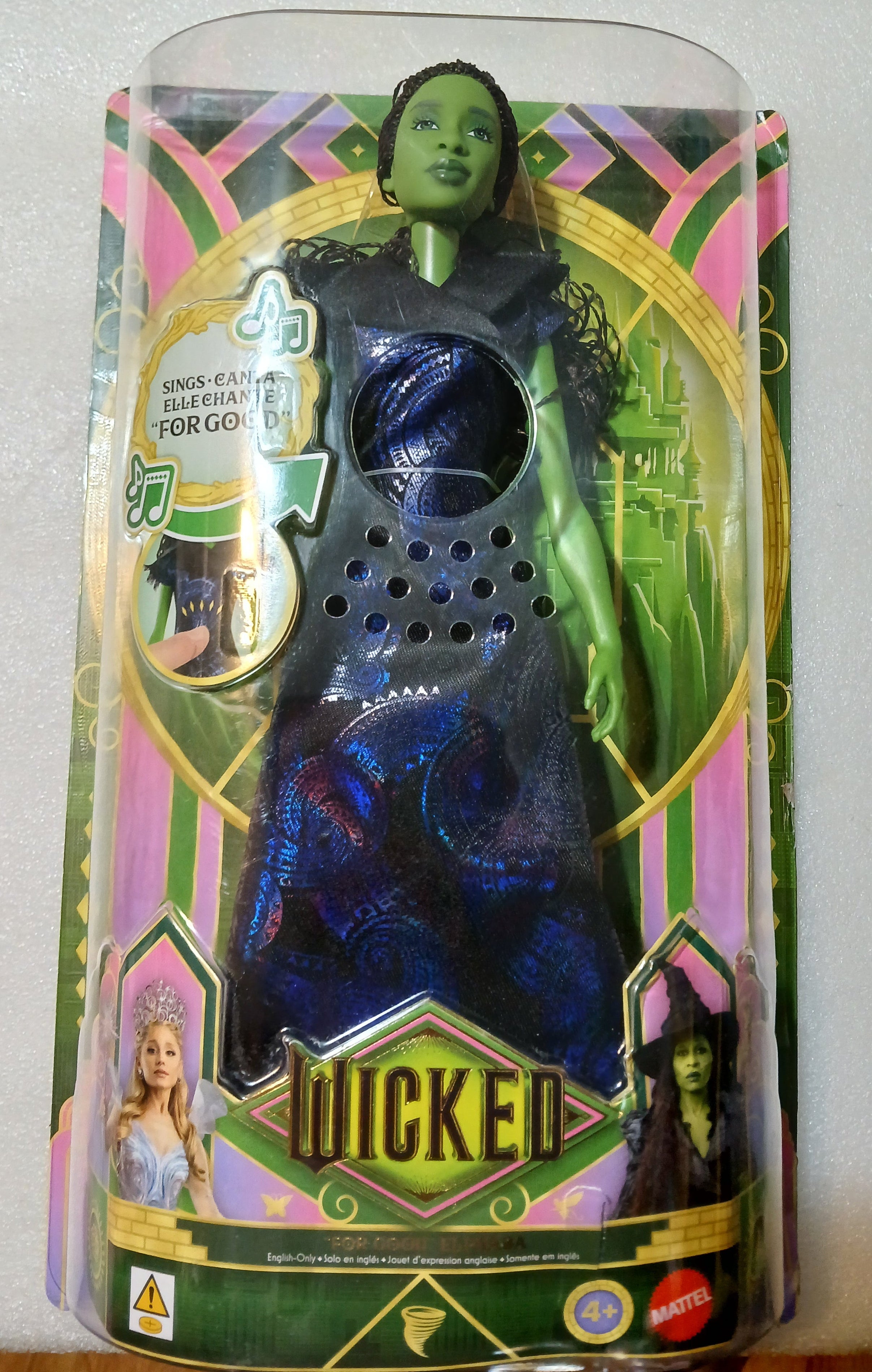 Universal Pictures' Wicked: For Good Singing Elphaba Fashion Doll, Inspired by the Movie, Sings "For Good" in English