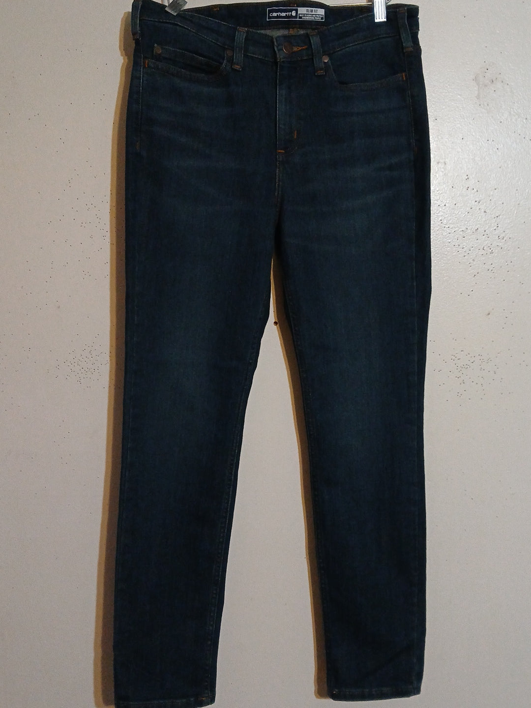 Carhartt Rugged Flex Slim Fit Tapered Women's Jeans Size 10 Regular