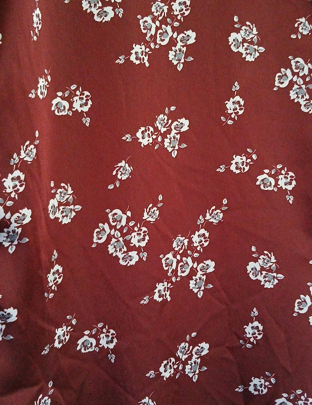 Target A New Day Women's Maroon Floral Casual Dress New With Tags Size Large