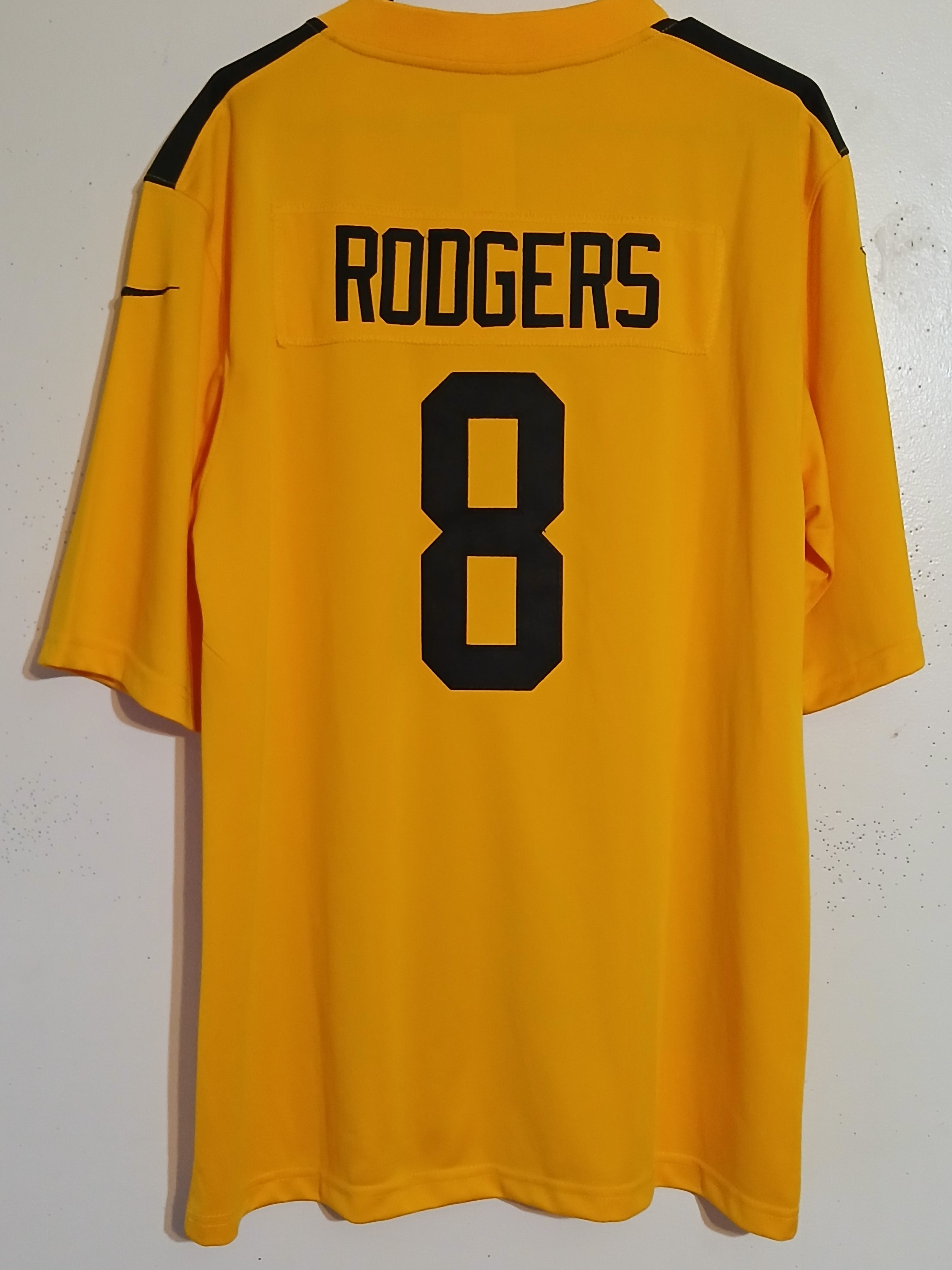 Nike men's Pittsburgh Steelers Aaron Rodgers 1933 alternate jersey size large
