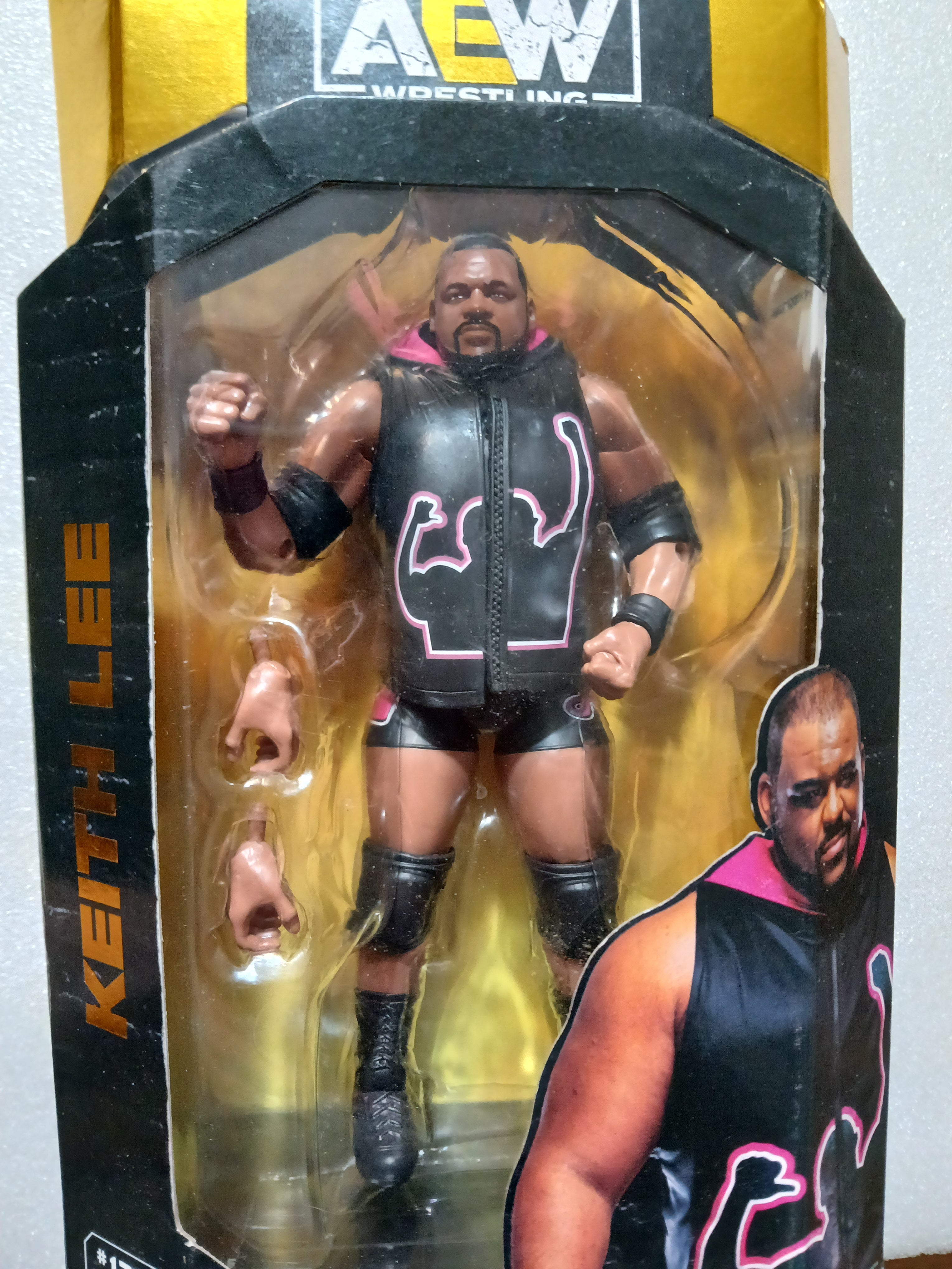 AEW Jazwares Keith Lee Unrivaled Collection Series 14 action figure