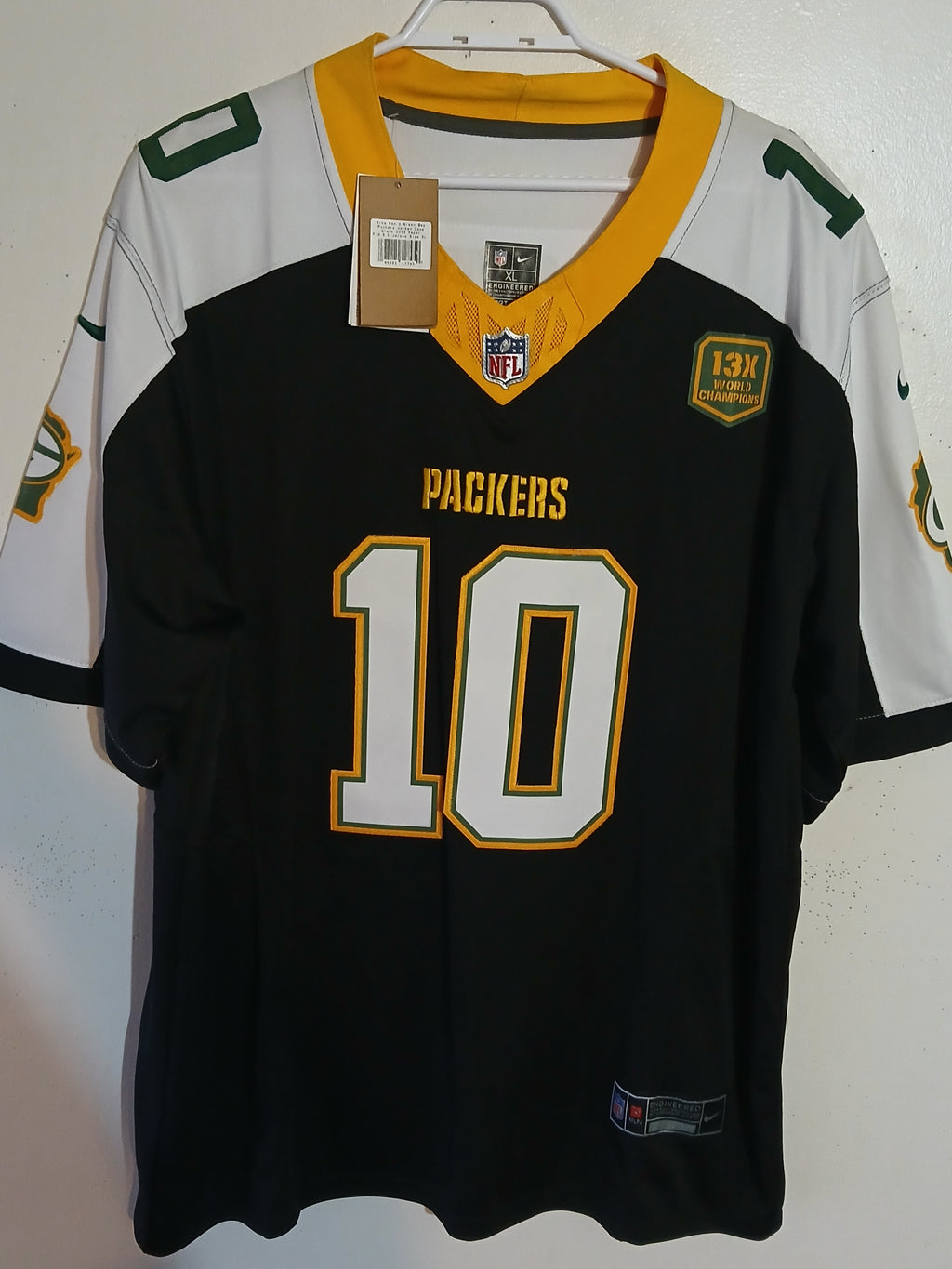 Nike Men's Green Bay Packers Jordan Love Thanksgiving Jersey size XL
