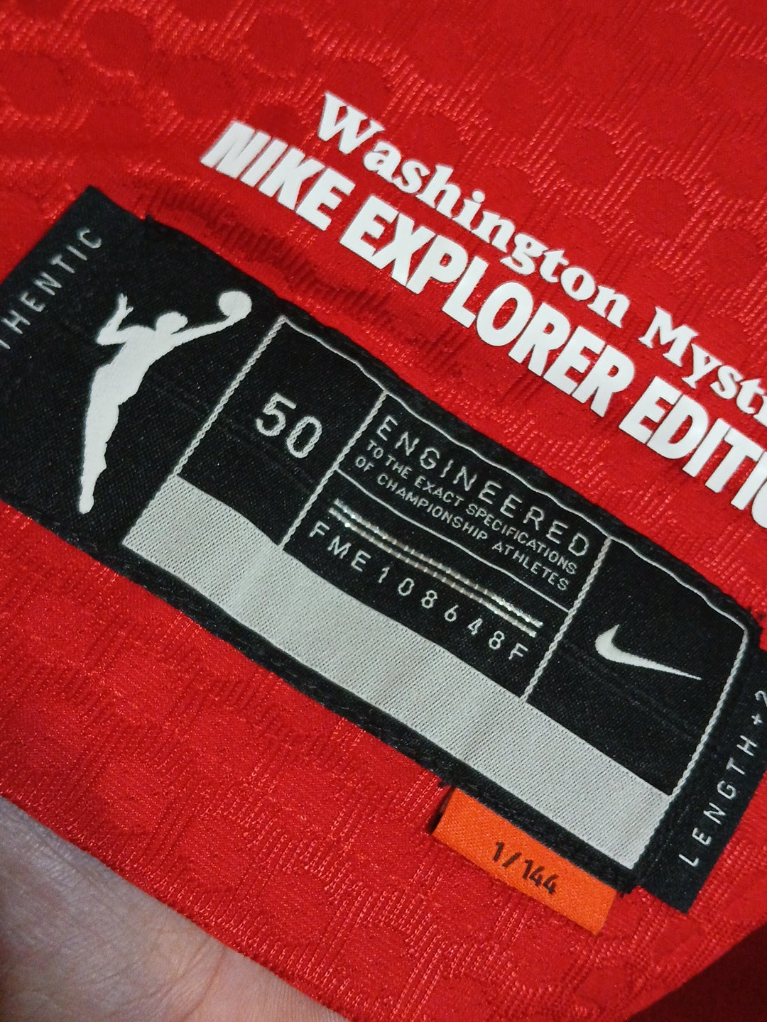 WNBA Nike Women's Washington Mystics Elena Delle Donne Explorer  Authentic Jersey Size XL