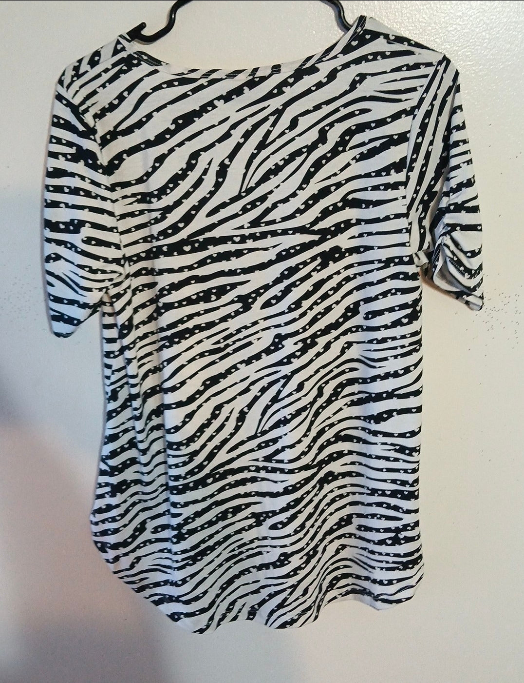Lularoe Woman's Leopard Cheetah Morgan Top Animal Black & White New With Tags Size Small