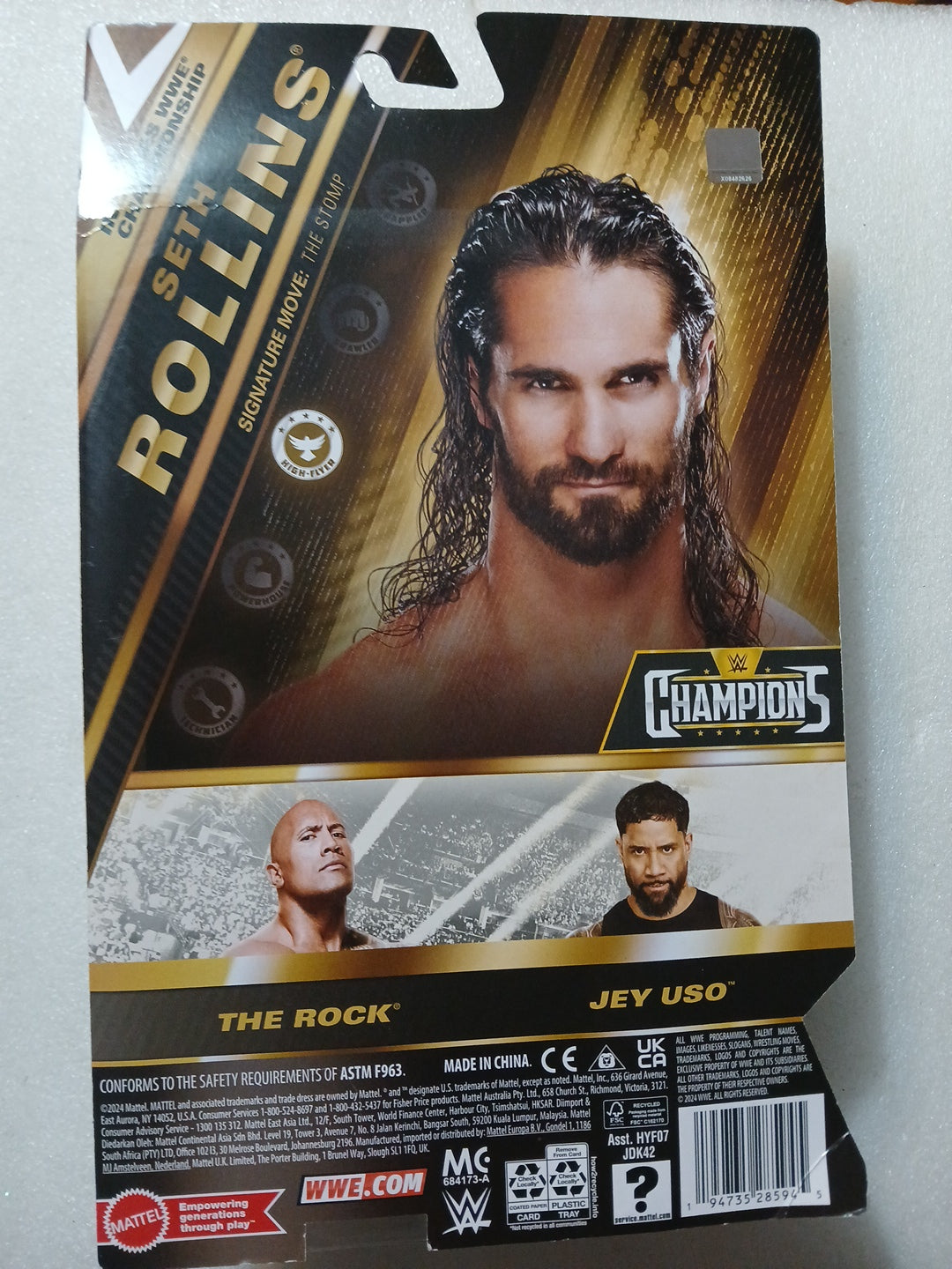 WWE Night of Champion Seth Rollins Champion figure with belt new sealed