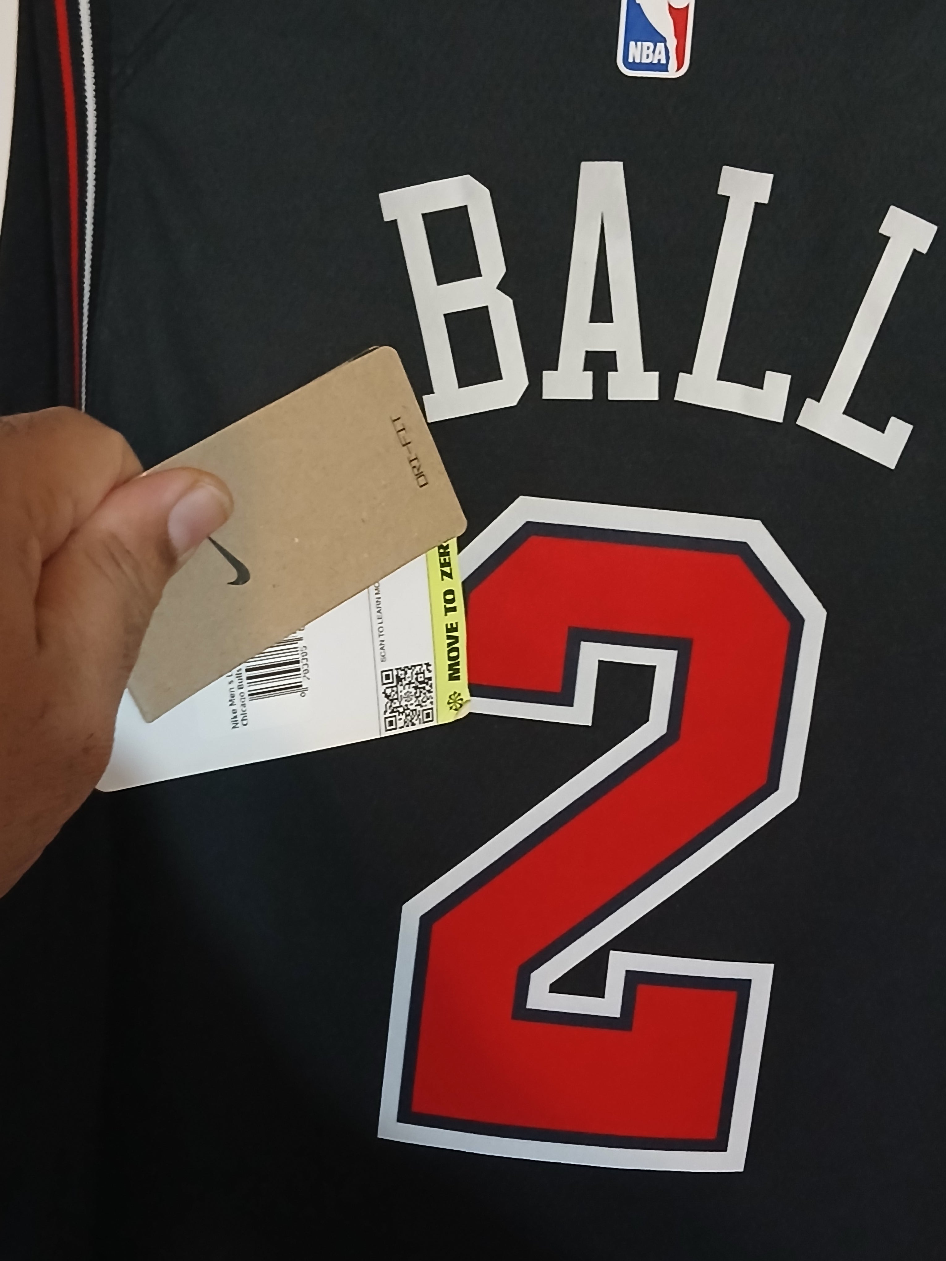 Nike Chicago Bulls Lonzo Ball SwingMan Jersey size XL