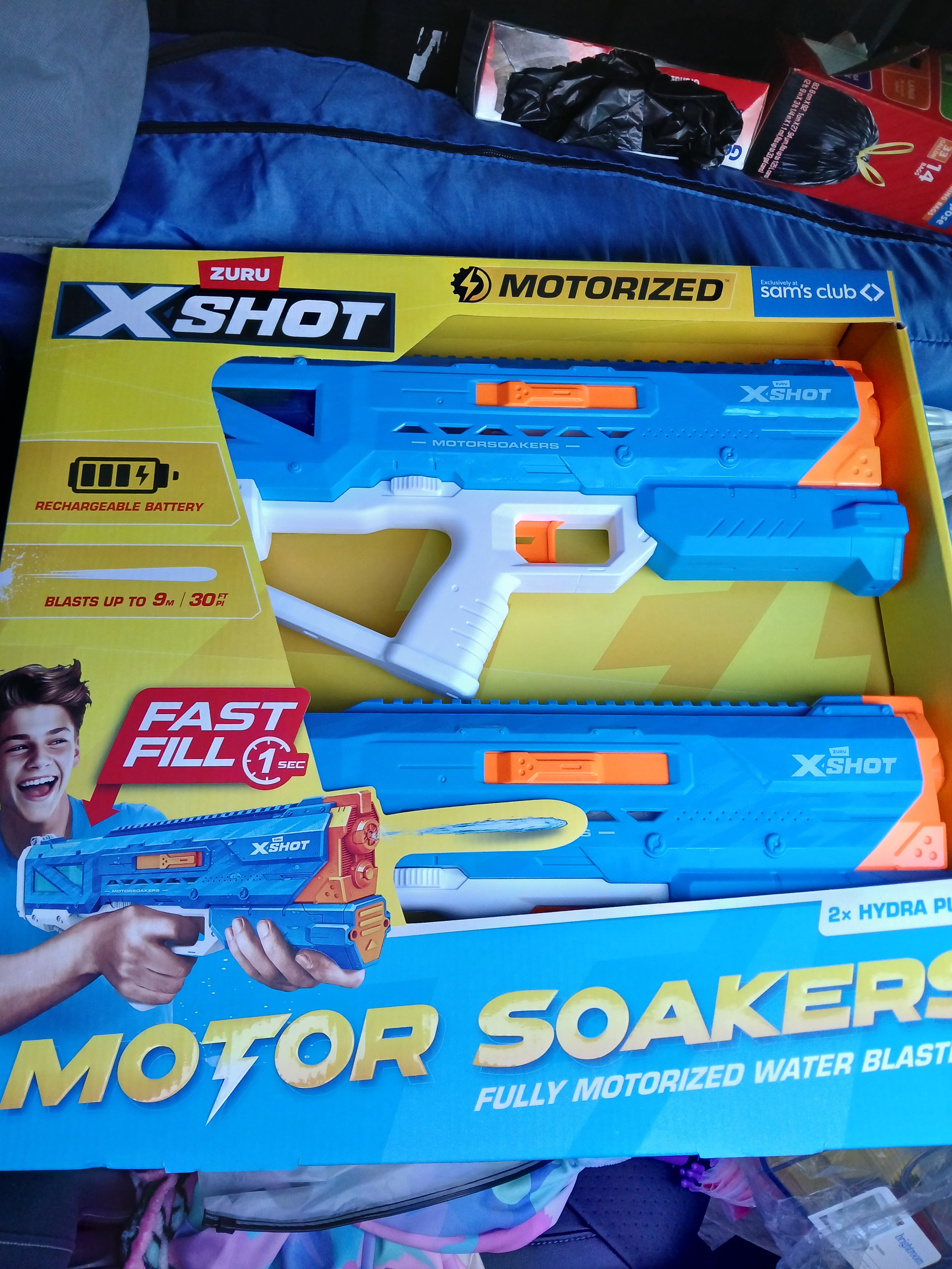 ZURU X Shot motorized motor Soaker fully motorized water gun 2 Pack