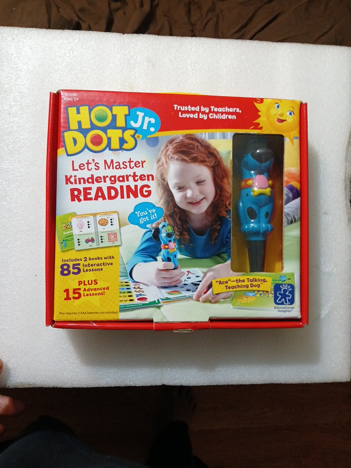 Hot Junior dots let's Master kindergarten reading with pin