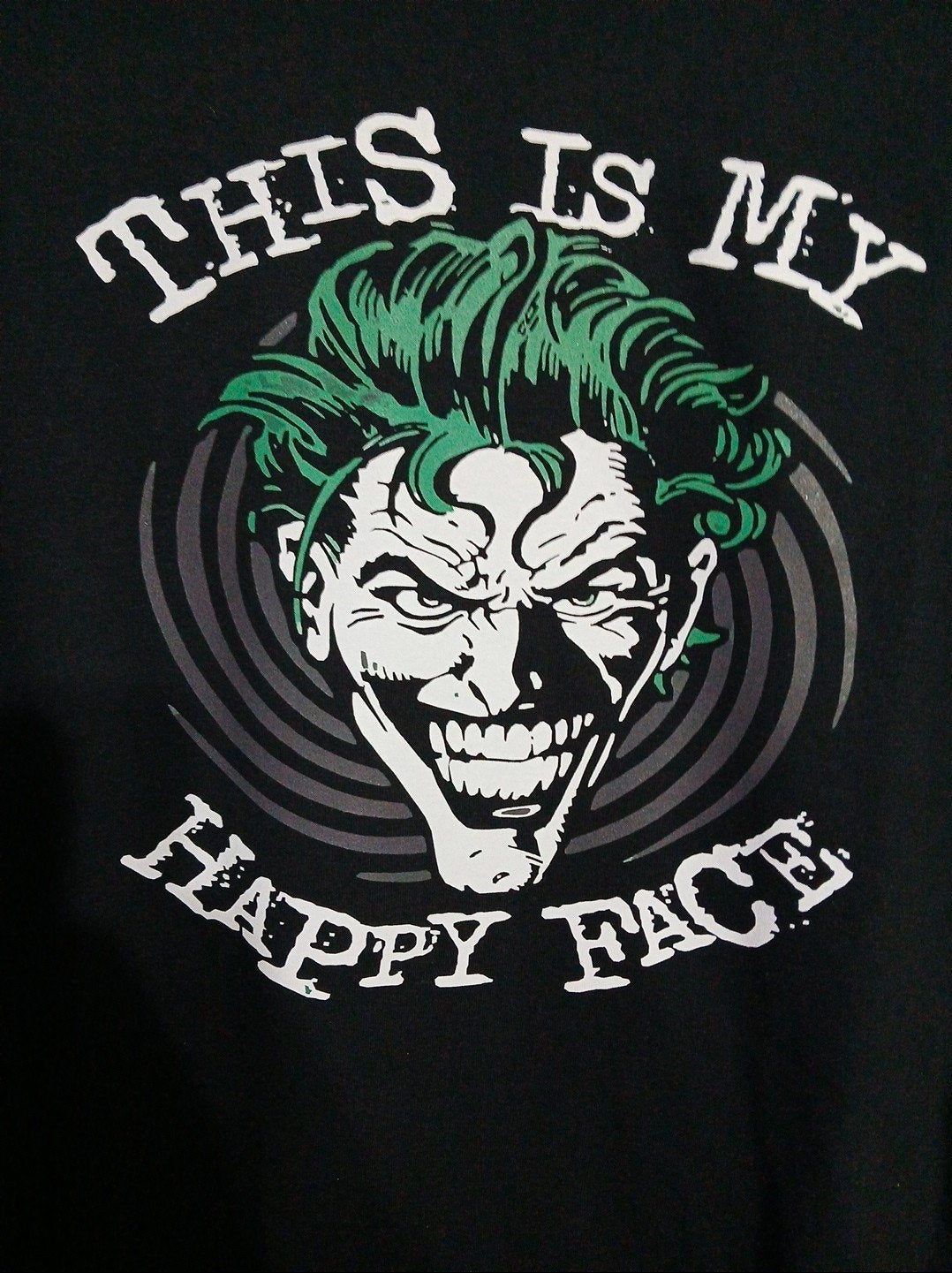 BATMAN JOKER Adult Men's Graphic Tee Shirt Made by Lowe's Custom Designs