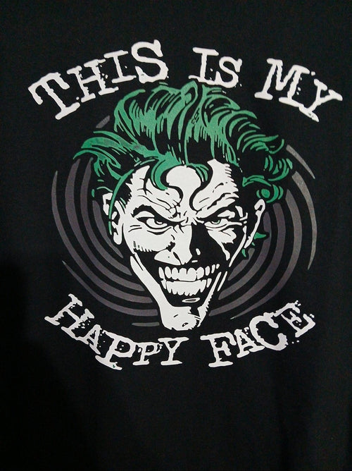 BATMAN JOKER Adult Men's Graphic Tee Shirt Made by Lowe's Custom Designs