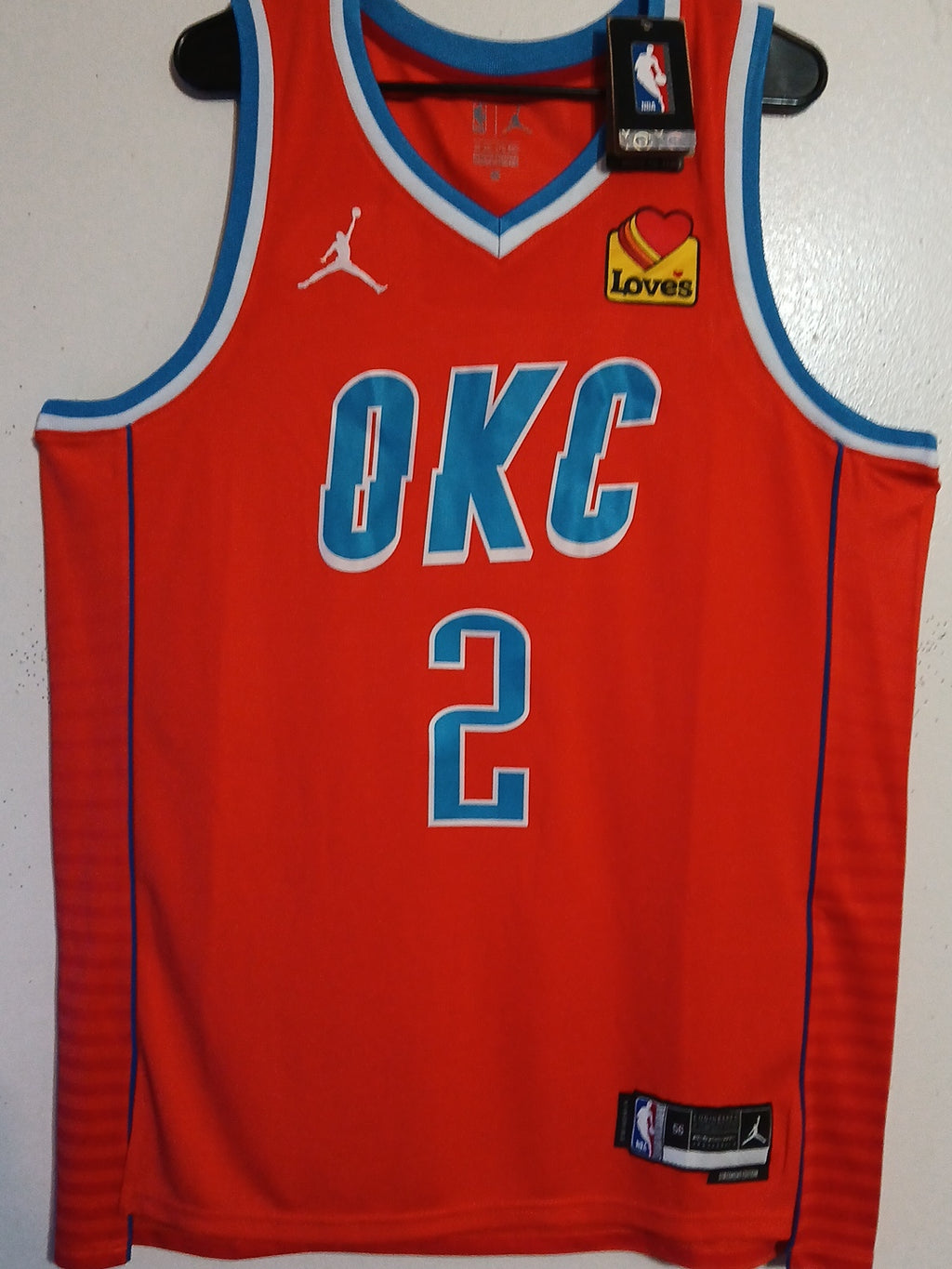 Nike Oklahoma city Jordan Shai Gilgeous-Alexander SwingMan Jersey Large