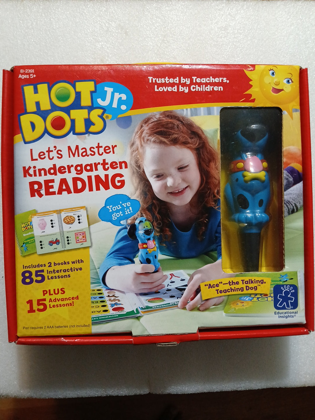 Hot Junior dots let's Master kindergarten reading with pin