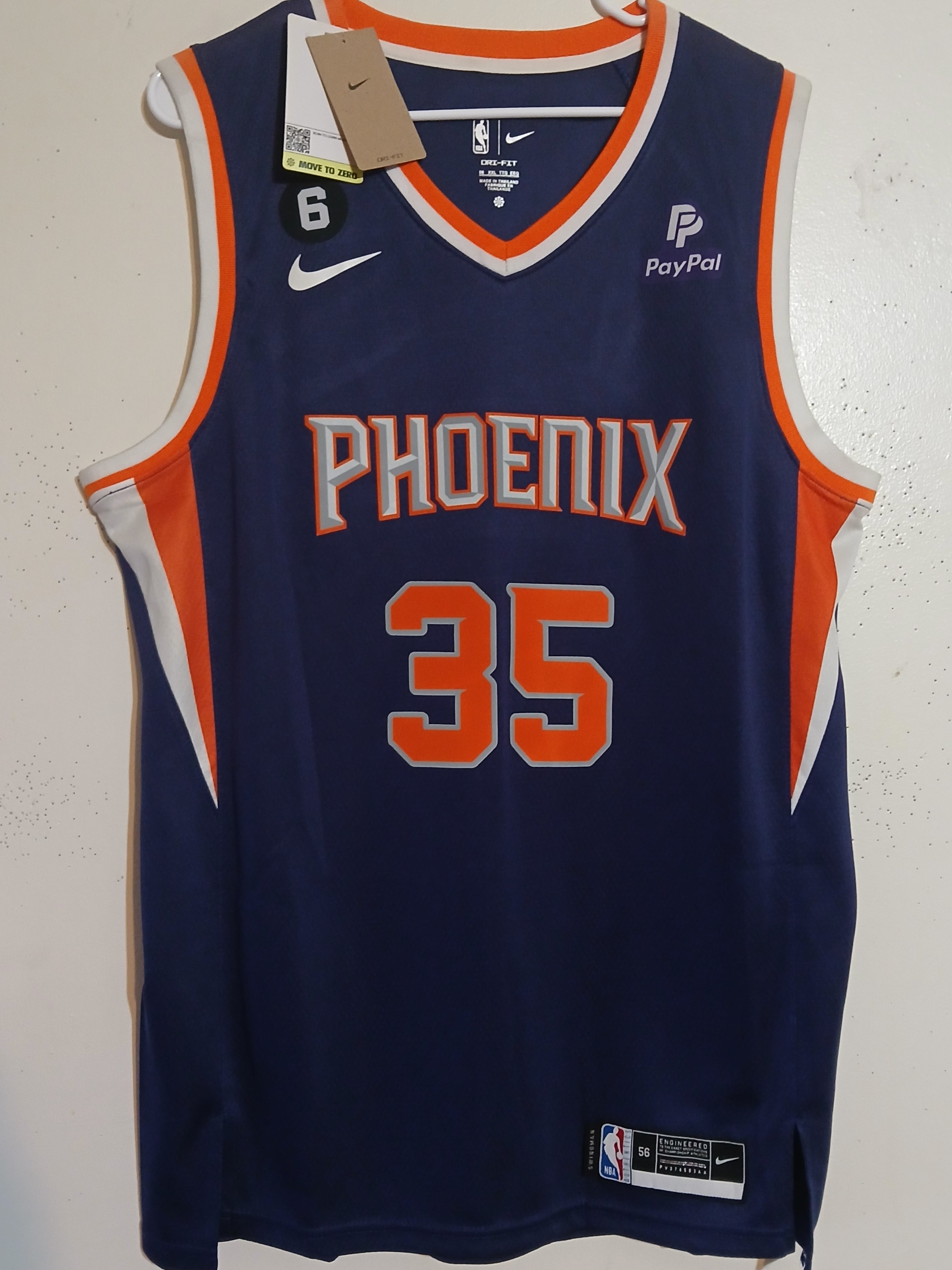 Nike Kevin Durant Phoenix Suns Swing Man jersey size XXL