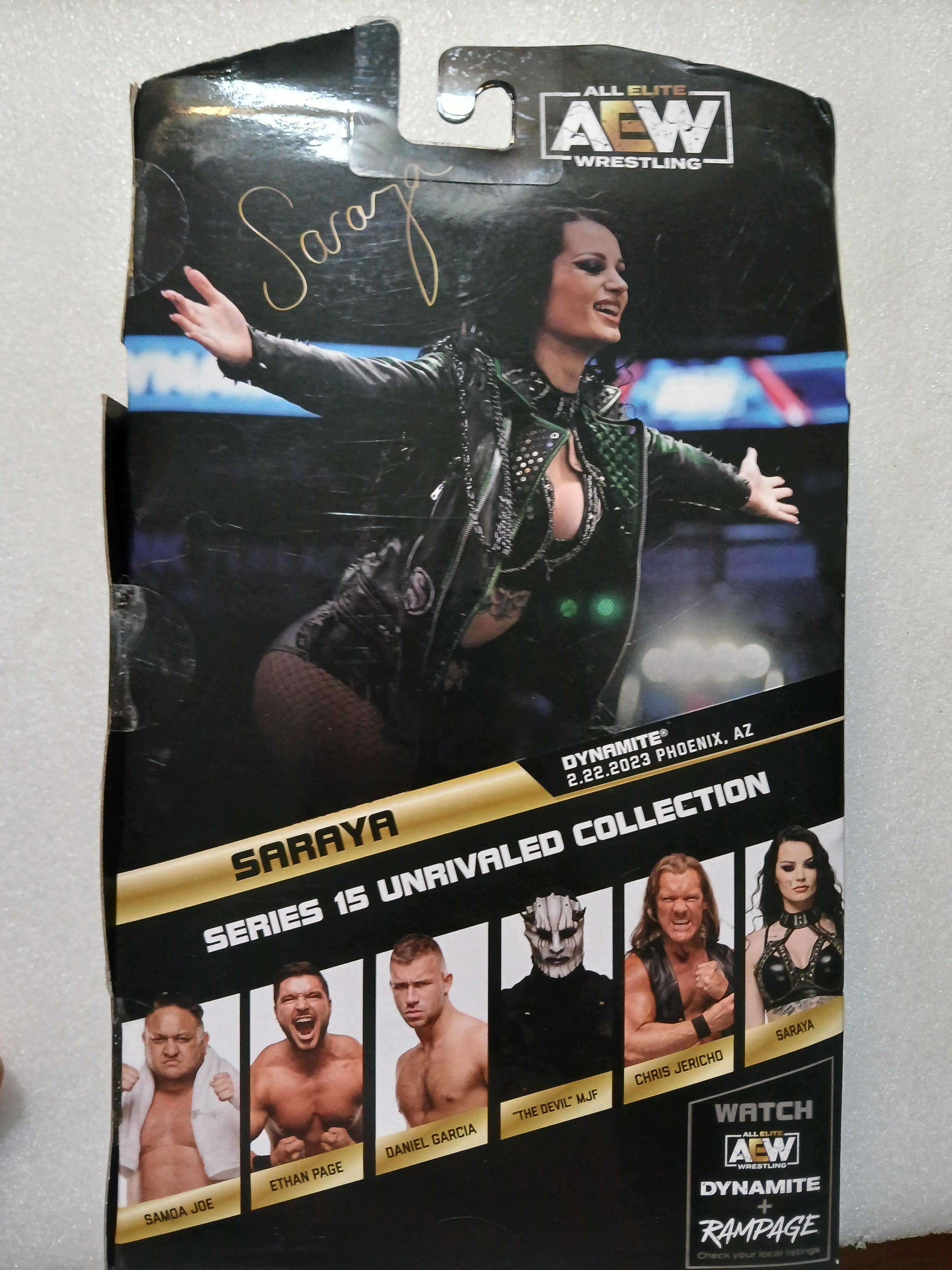 AEW Jazwares Saraya Unrivaled Collection Series 15 action figure #149