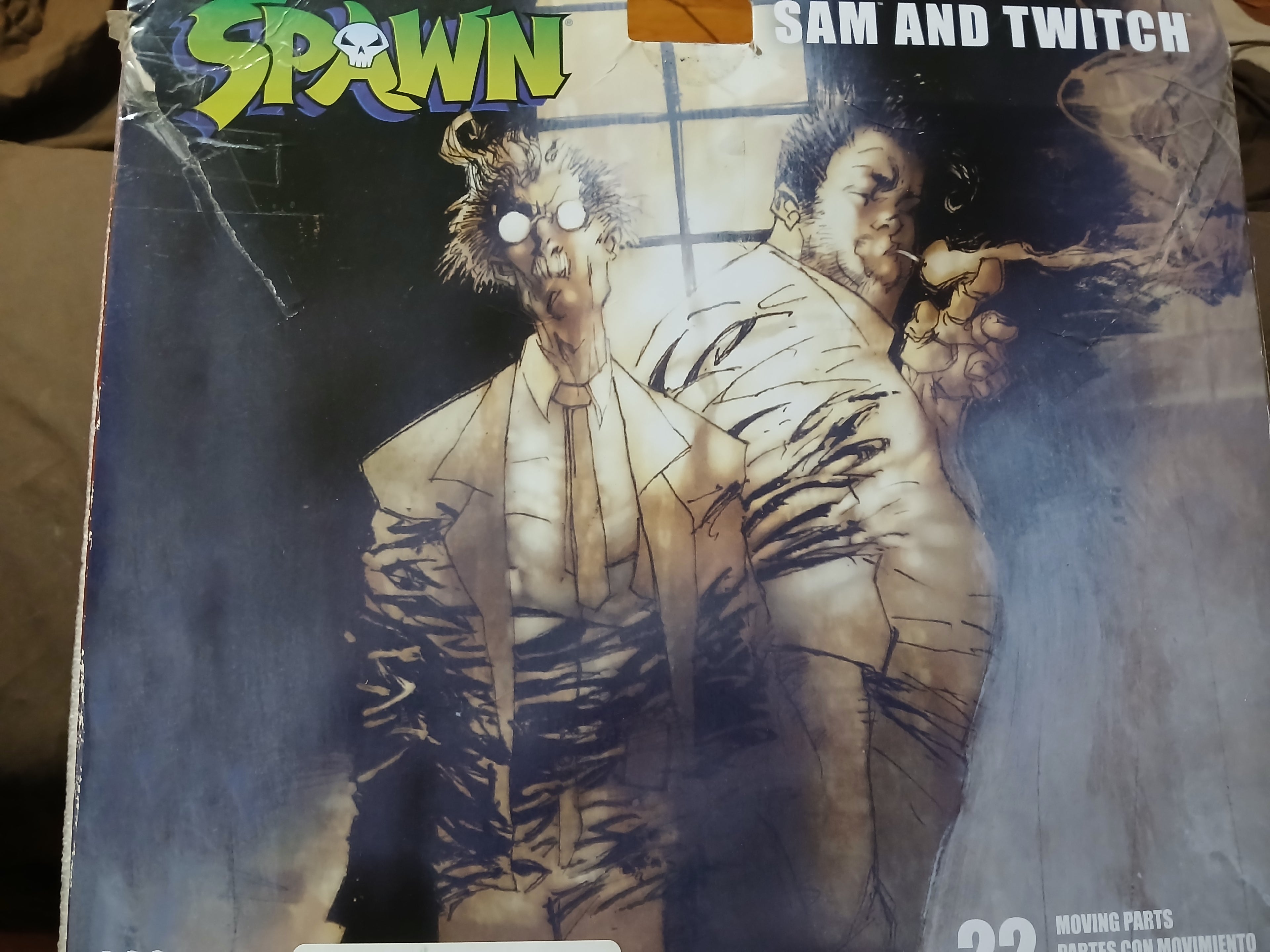 SPAWN SAM AND TWITCH ACTION FIGURES