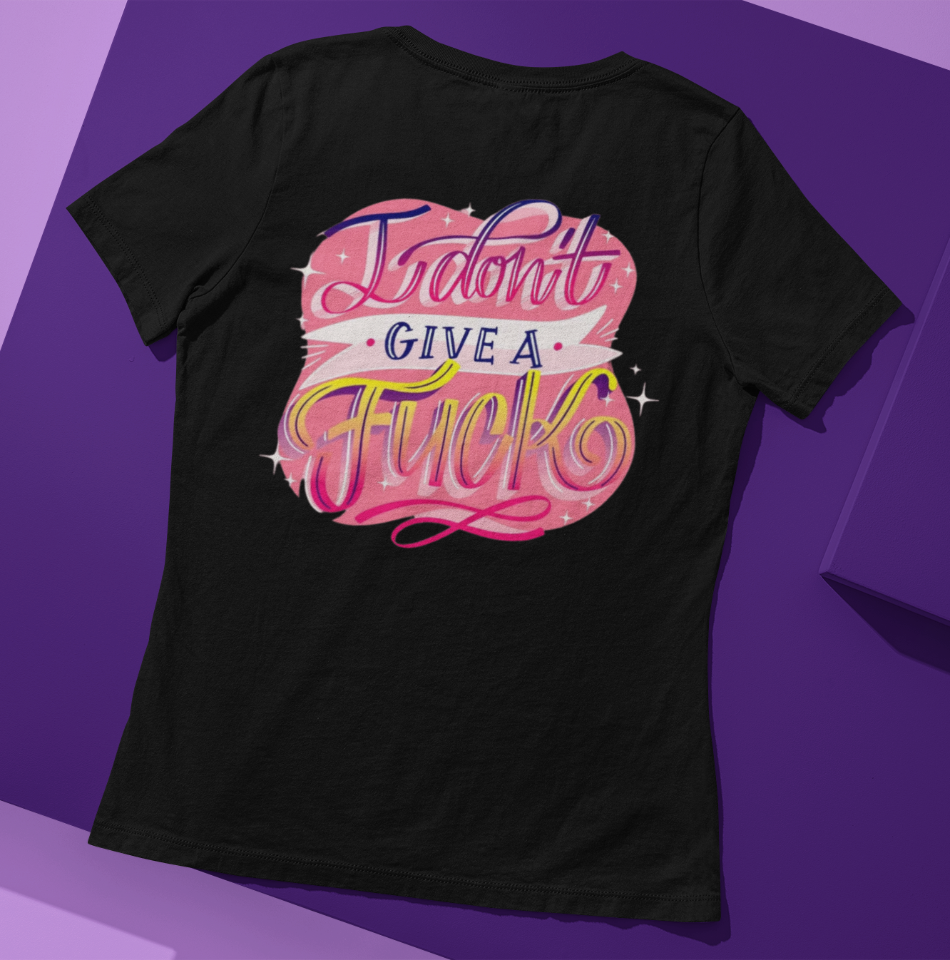 Woman's  Tee I Don't Give A F Made by Lowe's Custom Designs