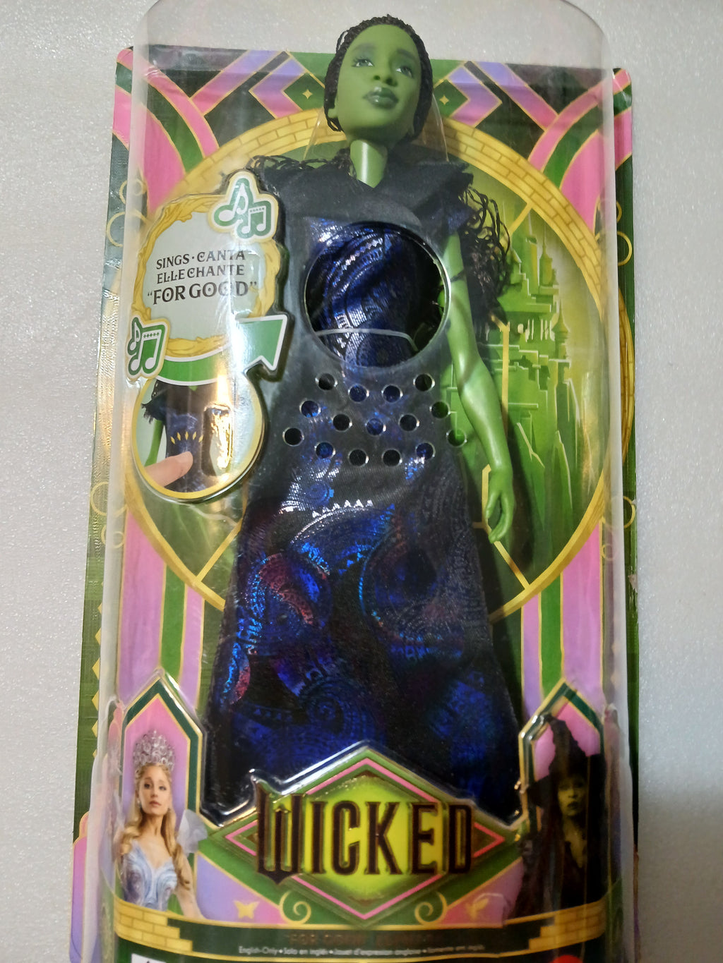 Universal Pictures' Wicked: For Good Singing Elphaba Fashion Doll, Inspired by the Movie, Sings "For Good" in English