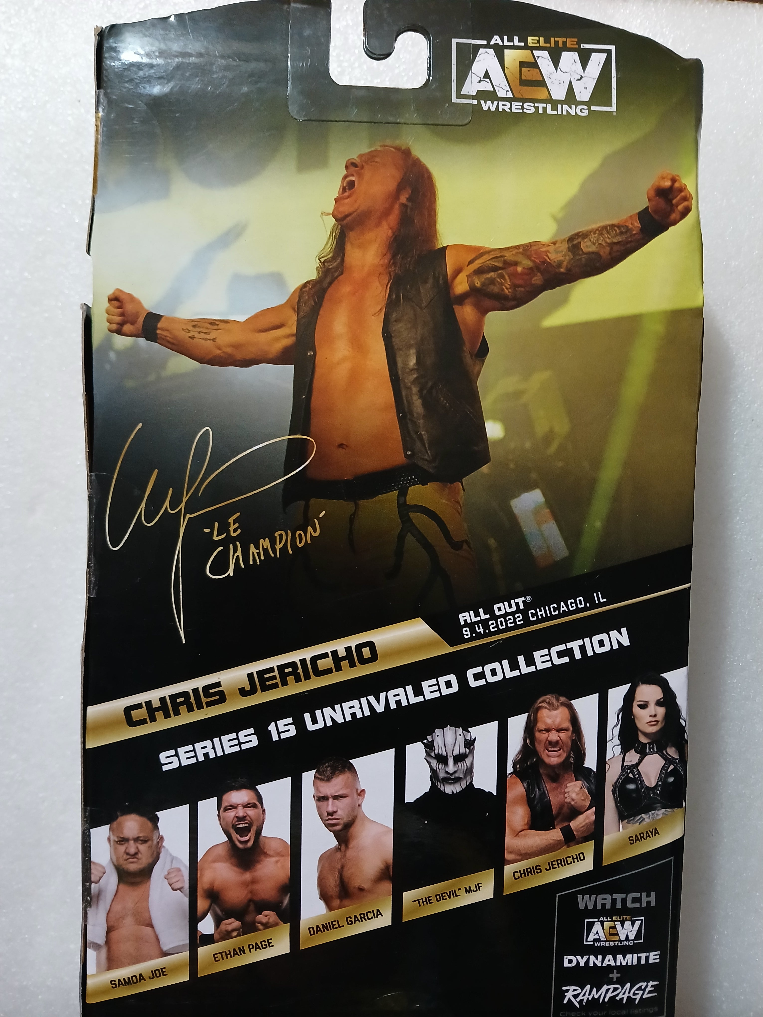 Chris Jericho AEW Unrivaled Collection Series 15 action figure