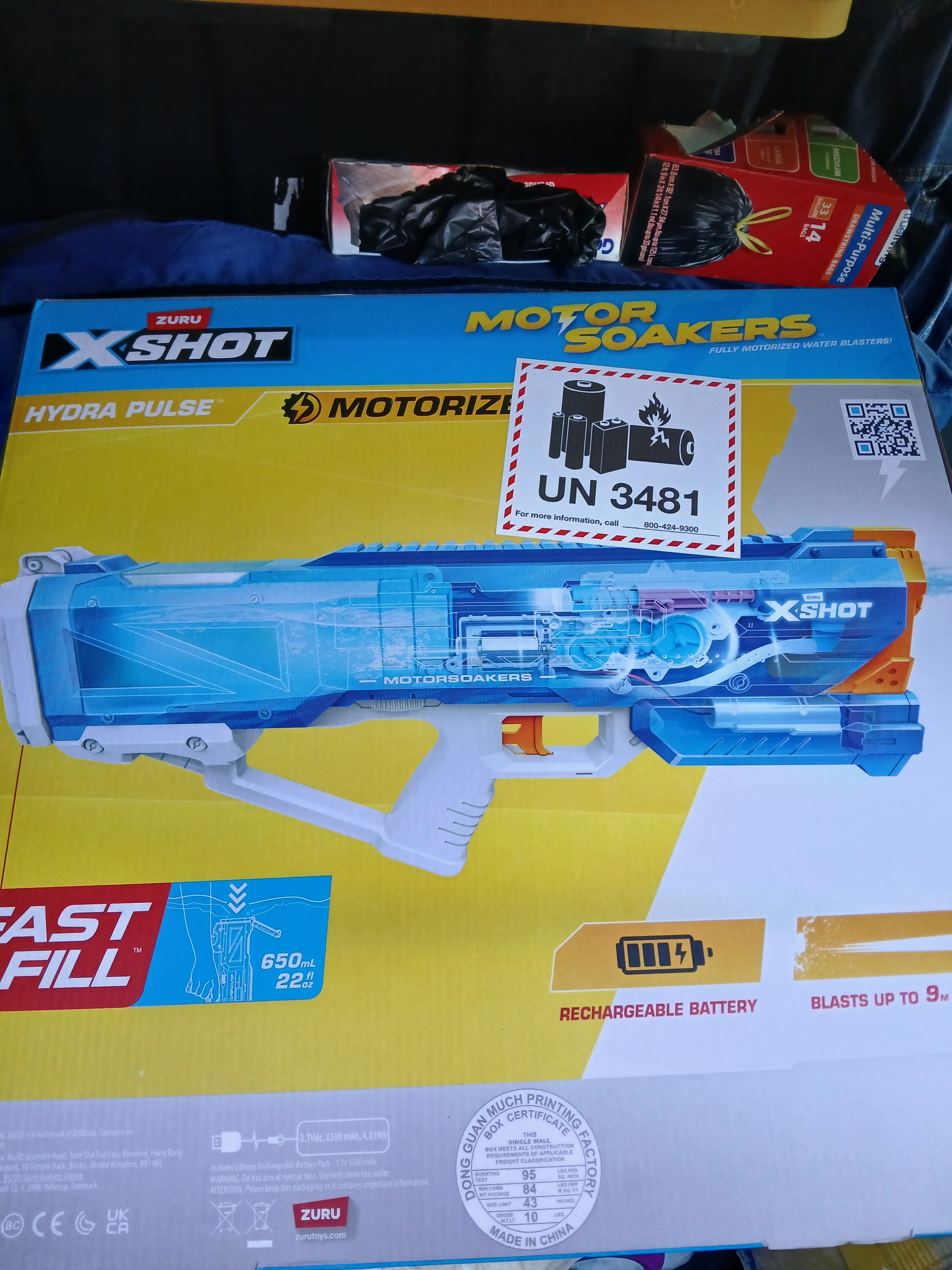 ZURU X Shot motorized motor Soaker fully motorized water gun 2 Pack