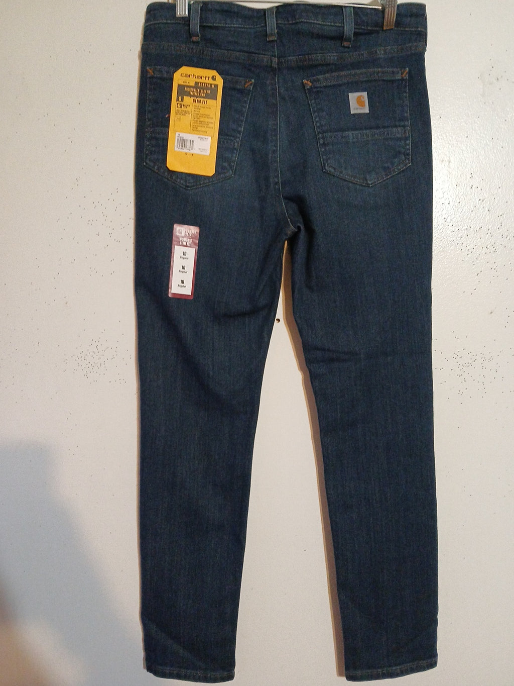 Carhartt Rugged Flex Slim Fit Tapered Women's Jeans Size 10 Regular