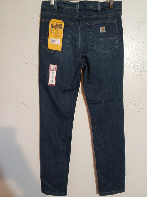 Carhartt Rugged Flex Slim Fit Tapered Women's Jeans Size 10 Regular