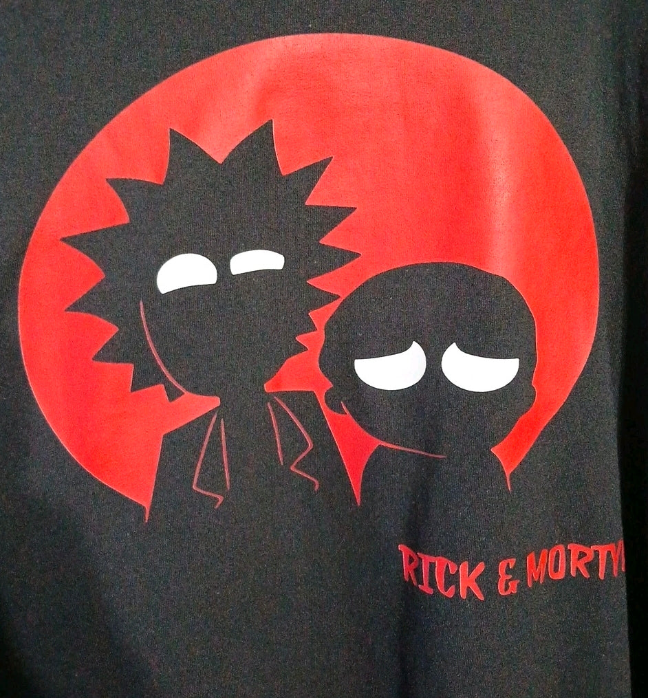 Rick and Morty Graphic Tee shirt Made by Lowe's Custom Designs