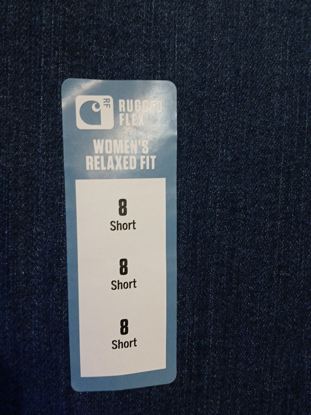 Carhartt Rugged Flex Relaxed Fit Women's Jeans Size 8 Short