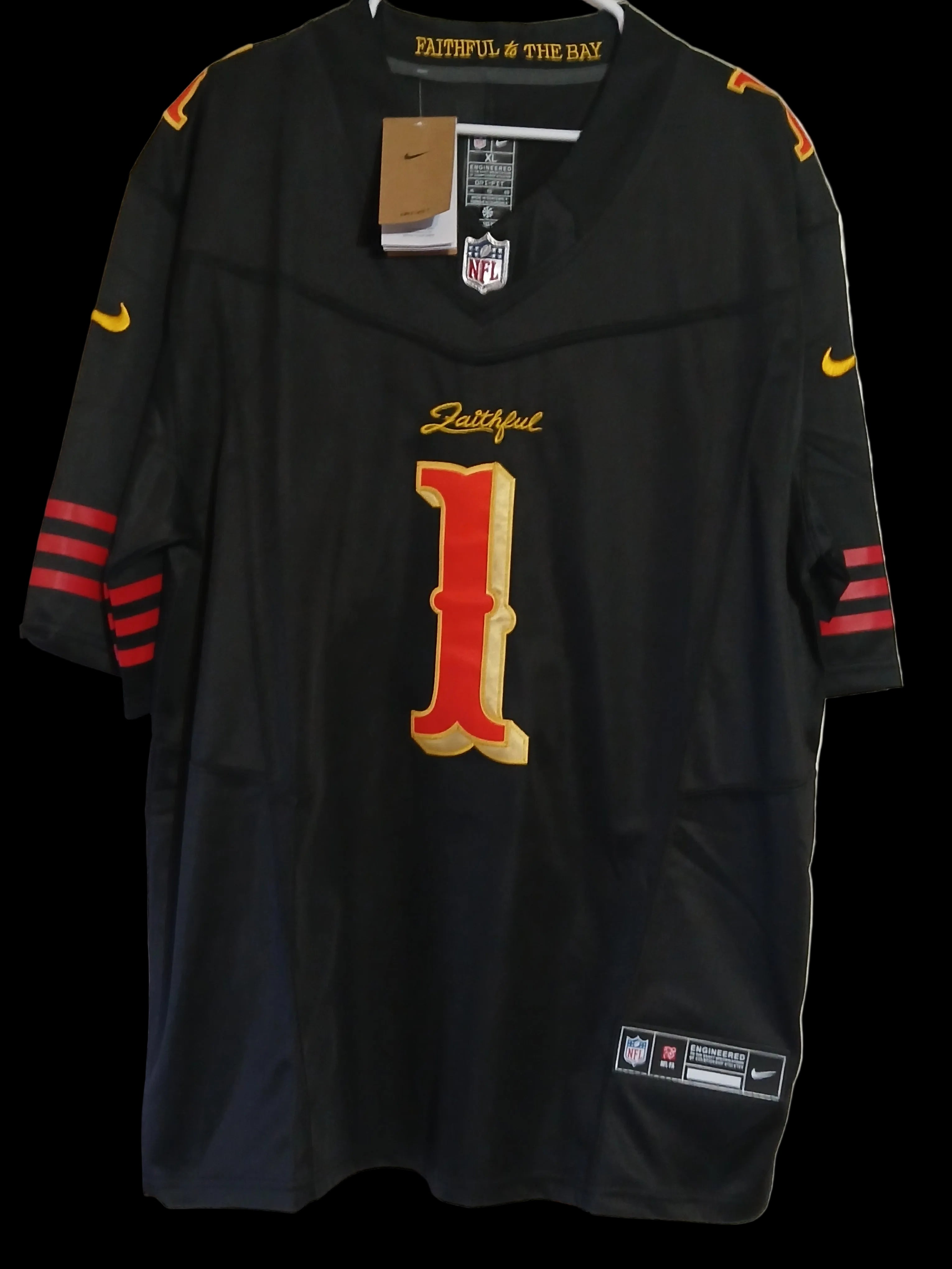 Nike San Francisco 49ers Ricky Pearsall 2025 Rivals jerseys size XL