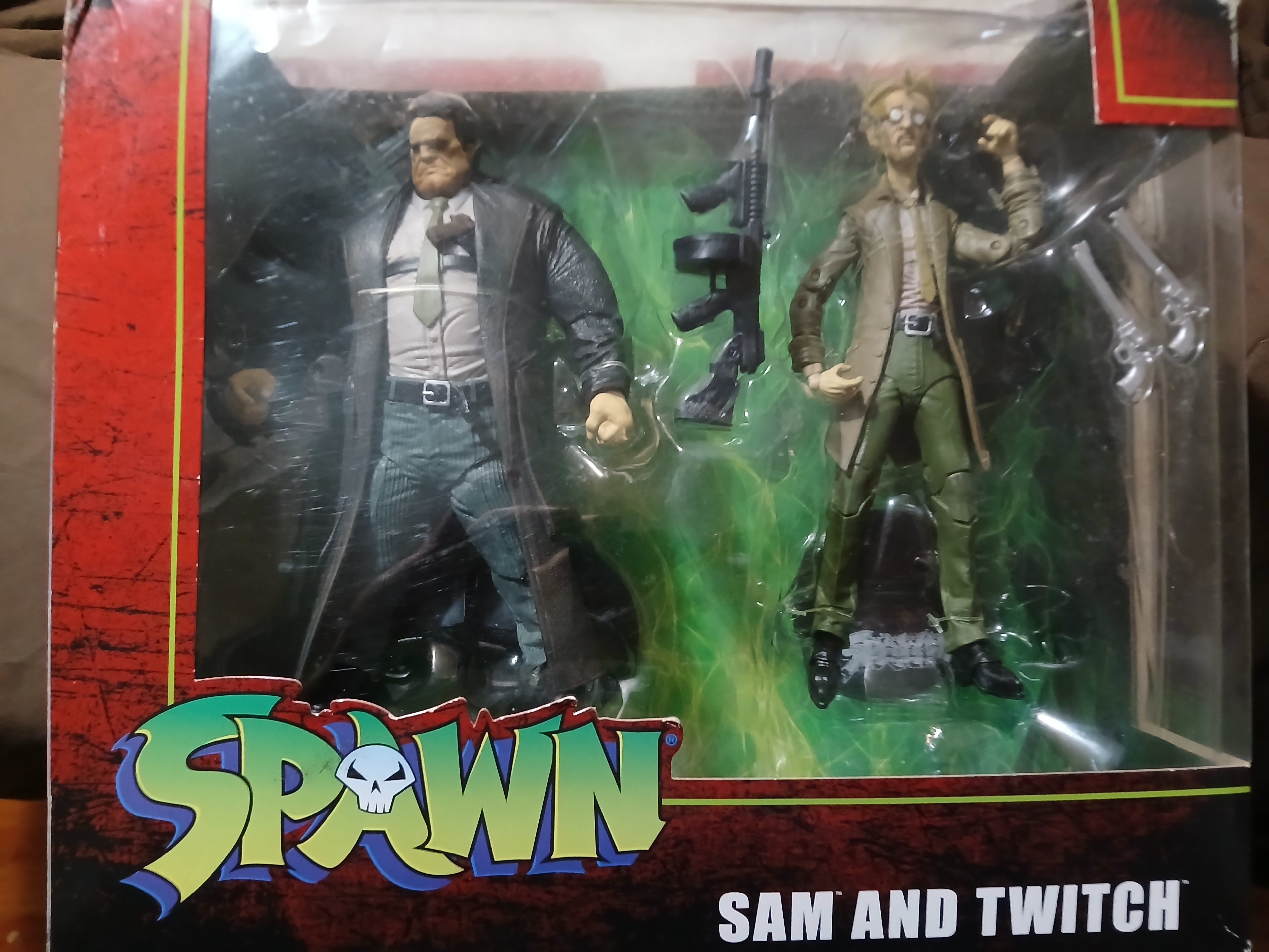 SPAWN SAM AND TWITCH ACTION FIGURES