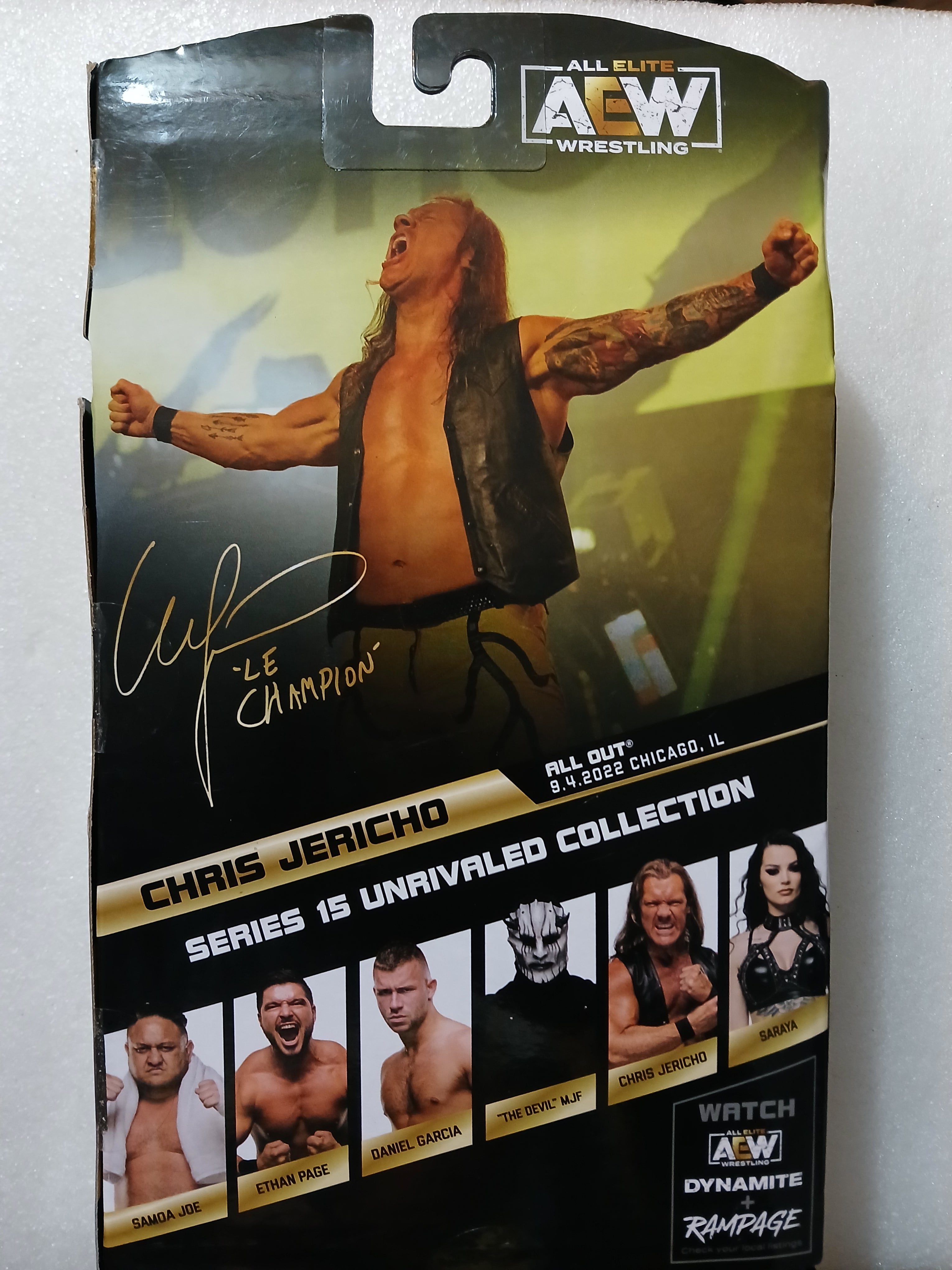 Chris Jericho AEW Unrivaled Collection Series 15 action figure