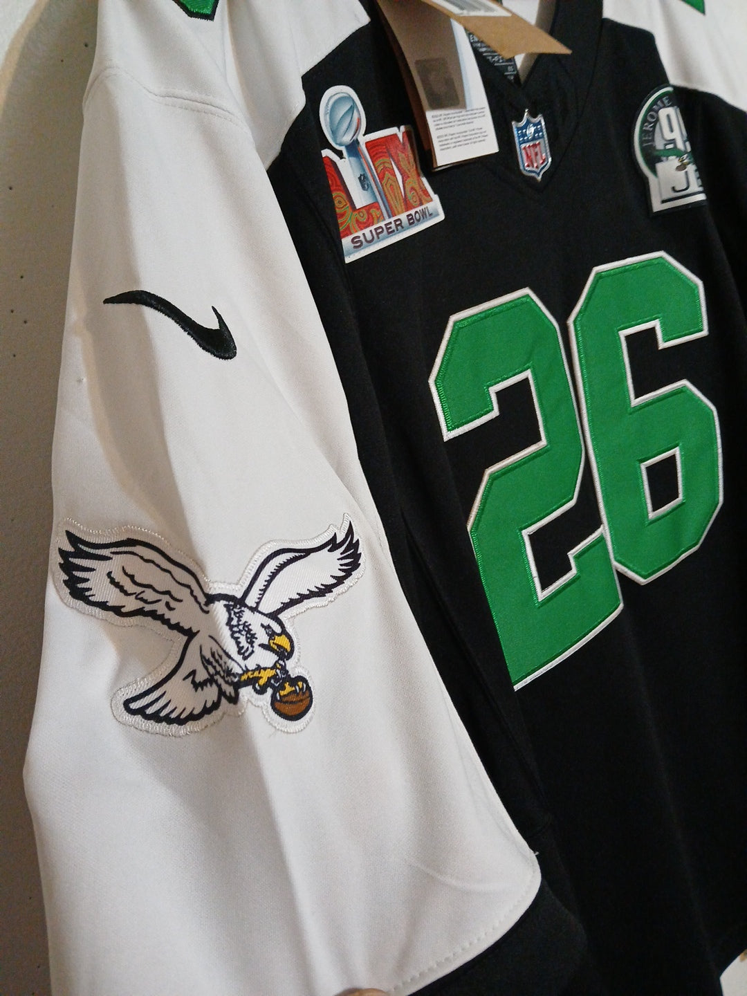 Nike Philadelphia Eagles Saquon Barkley Super Bowl LIX Jersey XL