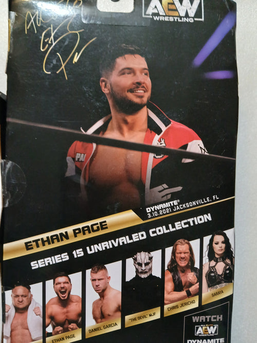 AEW Jazwares Ethan Page Unrivaled Collection Series 15 action figure