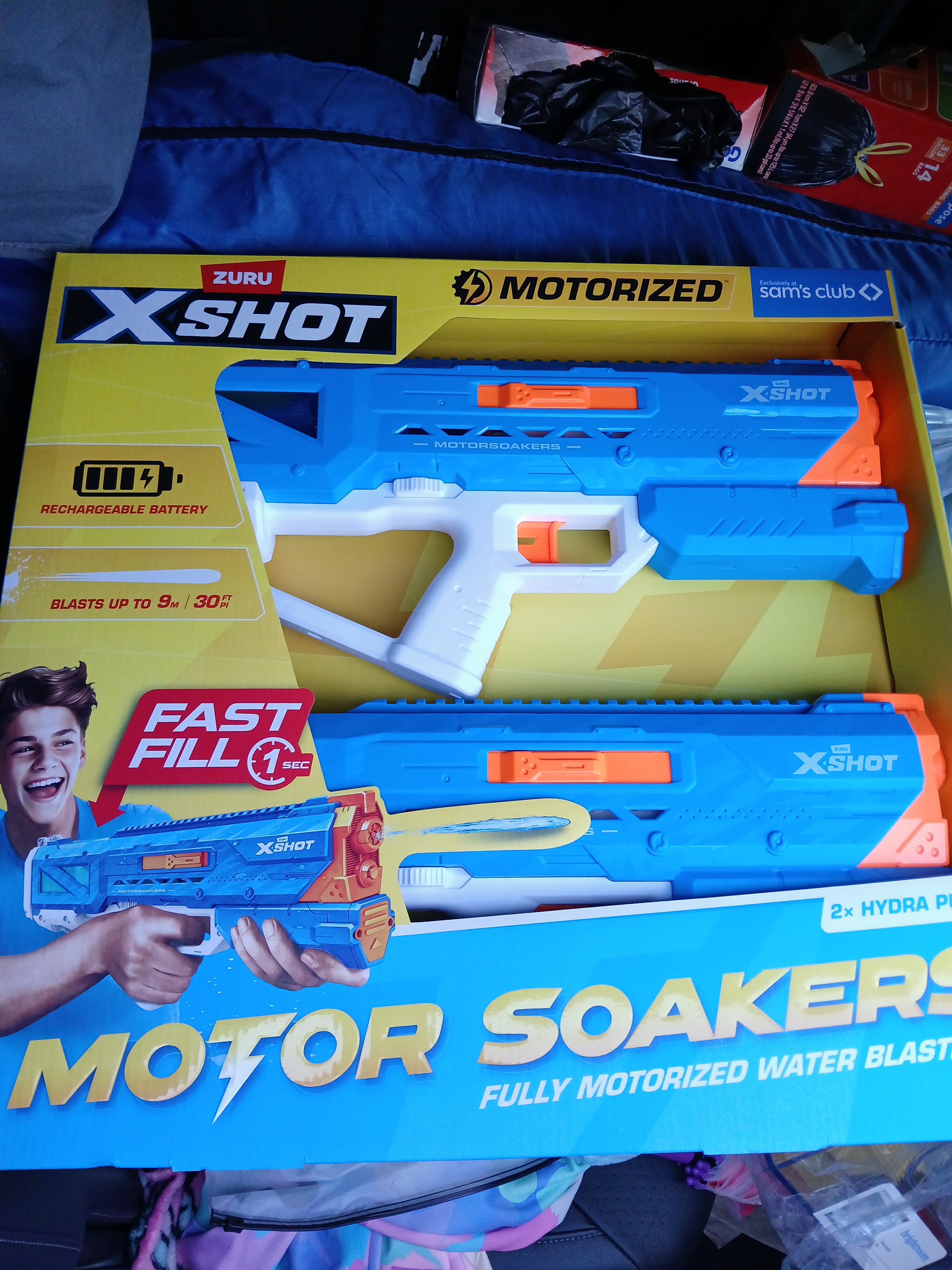 ZURU X Shot motorized motor Soaker fully motorized water gun 2 Pack