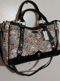 Ed Hardy Skull Graphics Women's SATCHEL Handbag