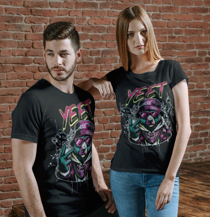 BEAR YEET T SHIRT UNISEX MADE BY LOWE'S CUSTOM DESIGNS