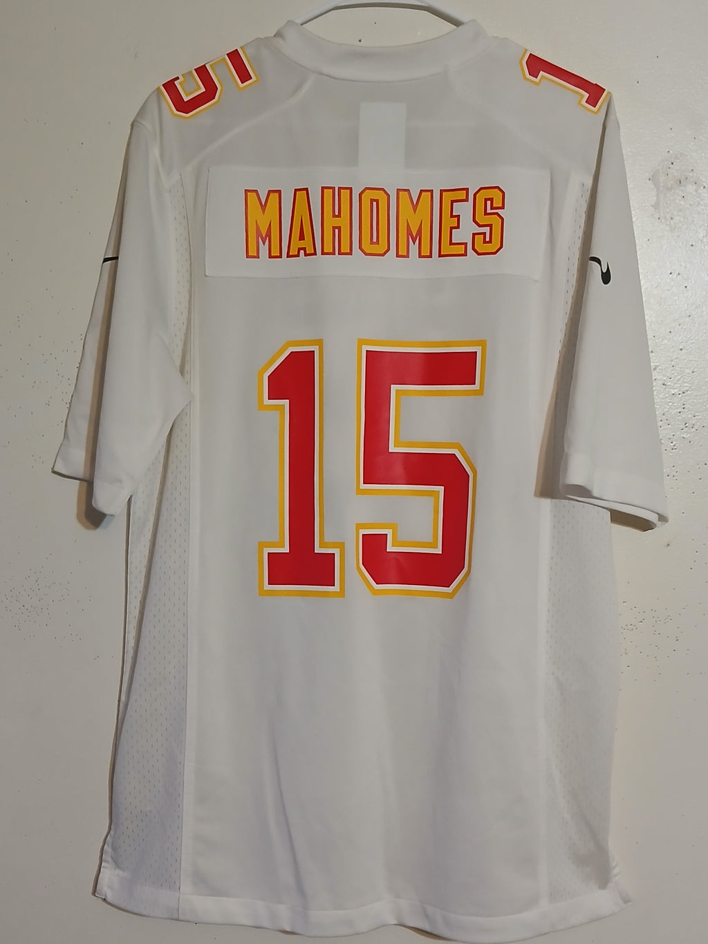 Nike Kansas City Chiefs Patrick Mahomes Super Bowl White Jersey size M