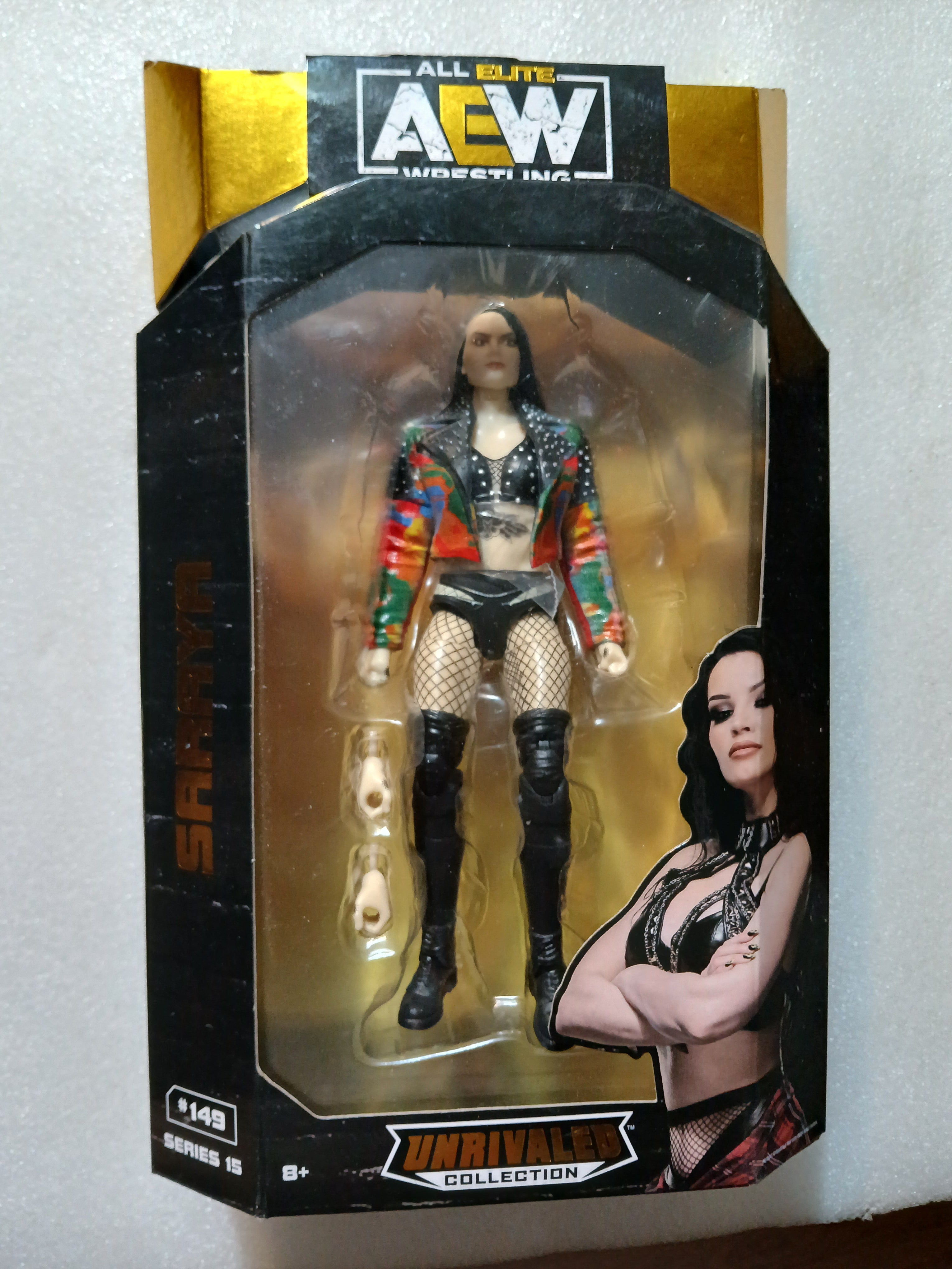 AEW Jazwares Saraya Unrivaled Collection Series 15 action figure #149