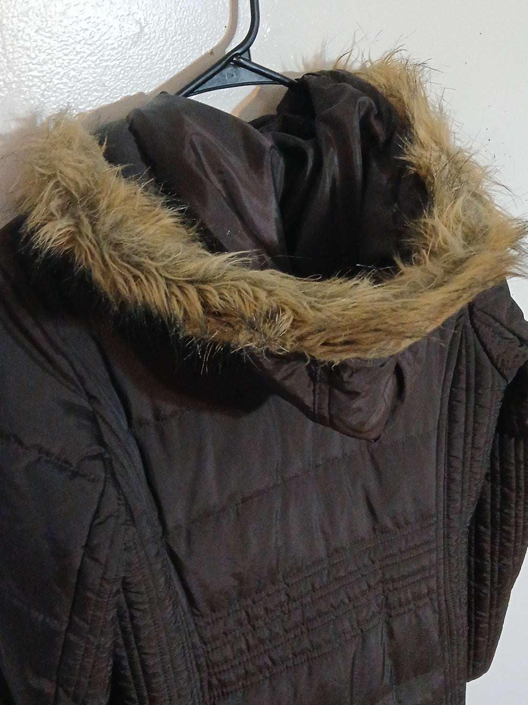 Style & Co. Woman's Jacket With Hoodie Color Brown Size S