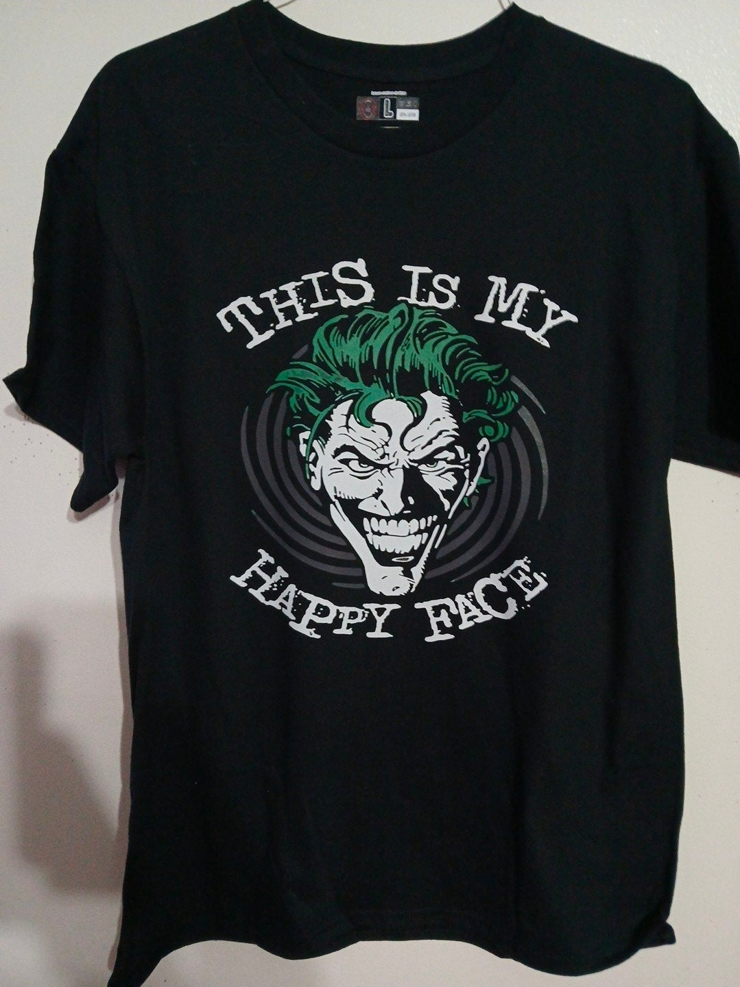BATMAN JOKER Adult Men's Graphic Tee Shirt Made by Lowe's Custom Designs
