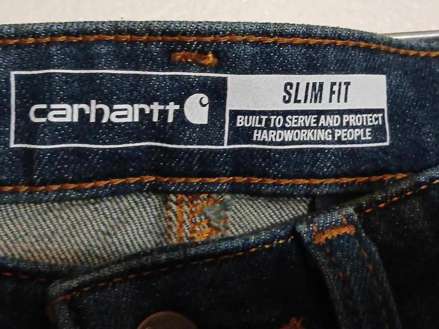 Carhartt Rugged Flex Slim Fit Tapered Women's Jeans Size 10 Regular