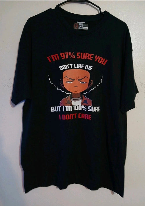 Boondocks T-SHIRT 97% Sure You Don't Like Me Made by Lowe's Custom Designs Size Large