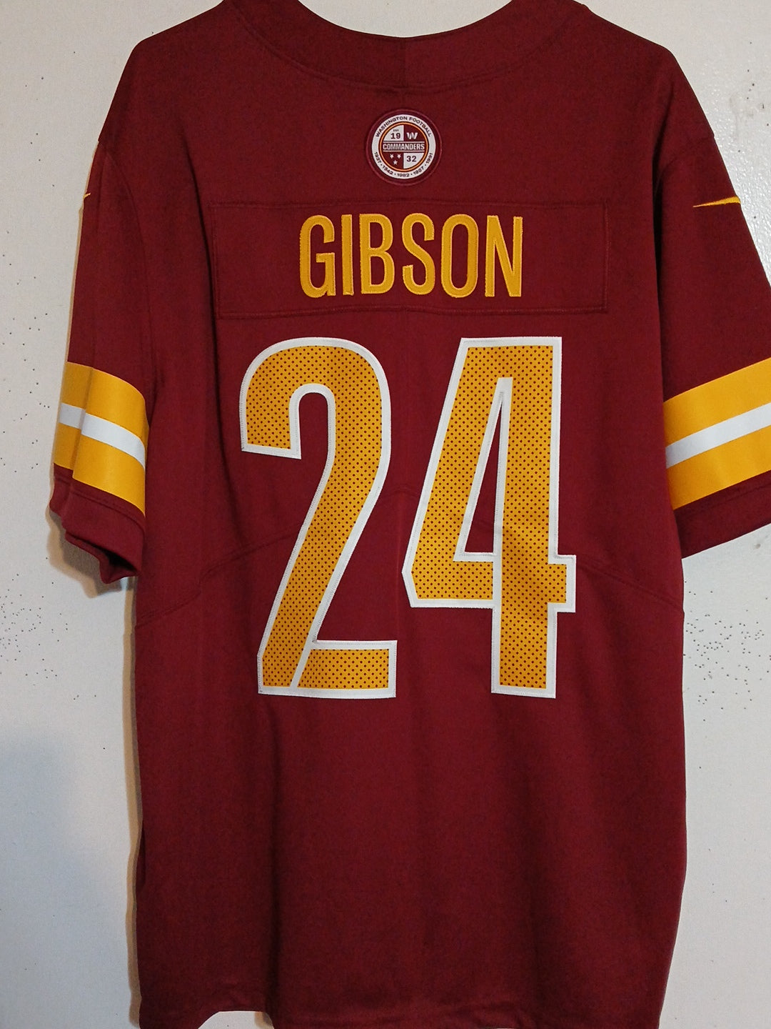 Nike Washington commanders Gibson NFL jersey